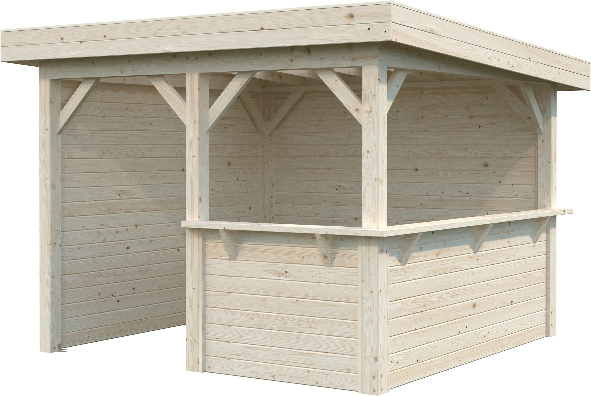 Palmako Holzpavillon »Lenna 8,3 m² Set 303« BxTxH: 340x340x245 cm