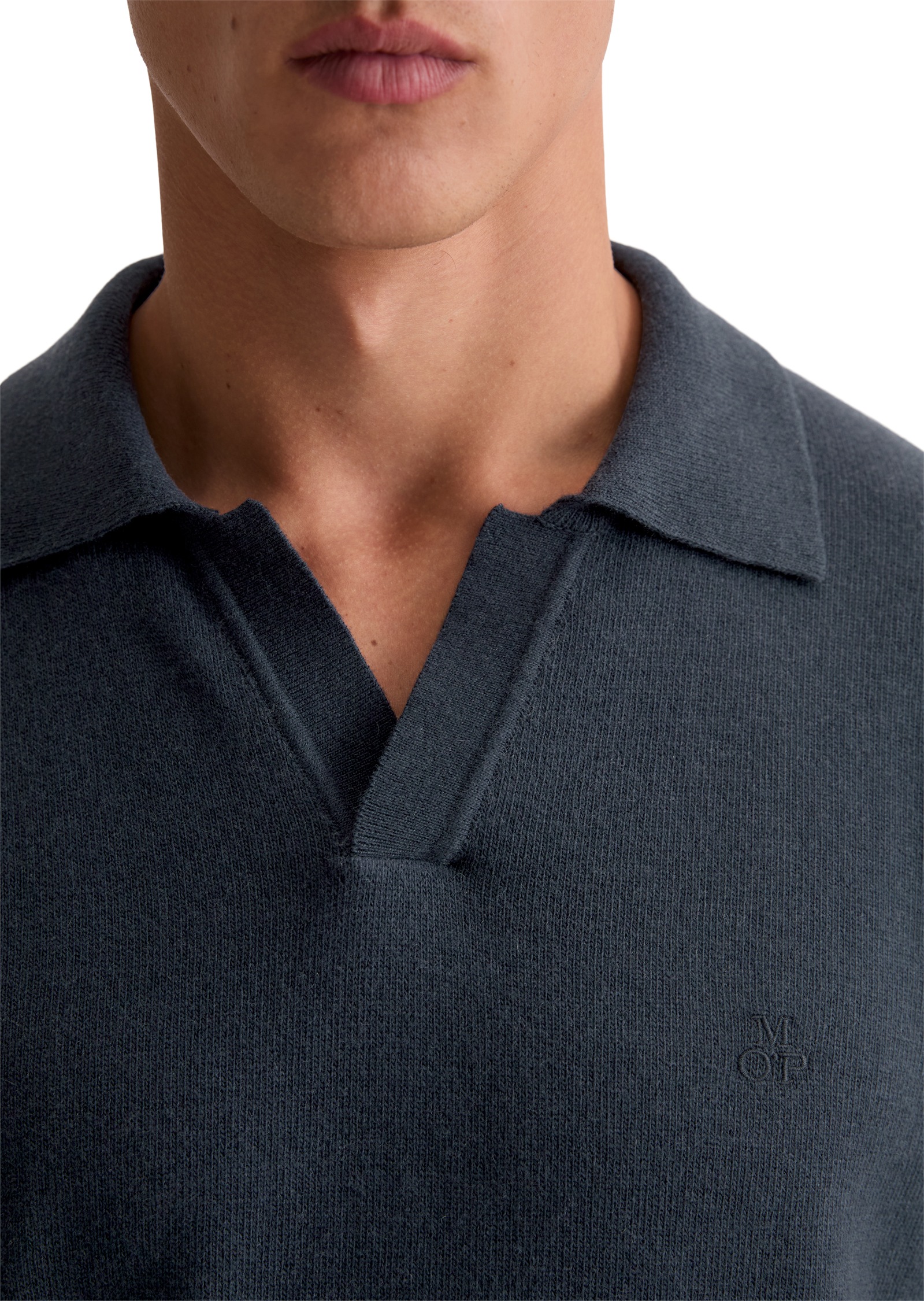 Thumbnail - Marc OPolo Strickpullover Polokragen, Regular fit, weiche Wollmischung
