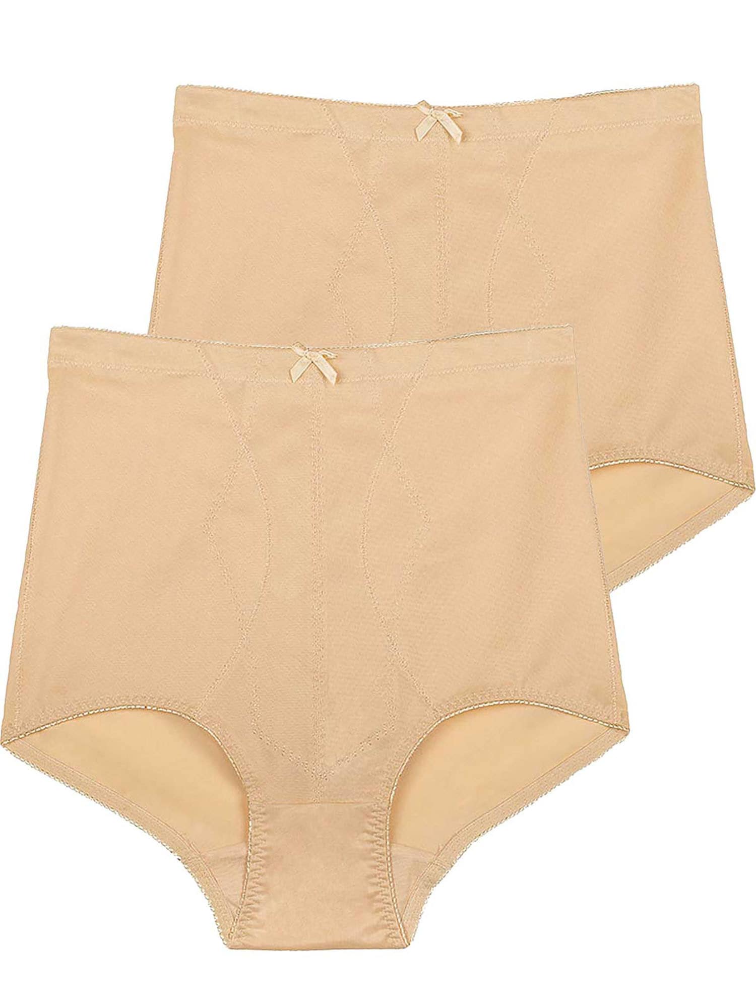 SASSA Damen Miederhose "2er Sparpack Miederhose Bodyforming", Gr. 95, beige, Stoff, Obermaterial: 80% Polyamid PA. 20% Elasthan EL., Unterhosen