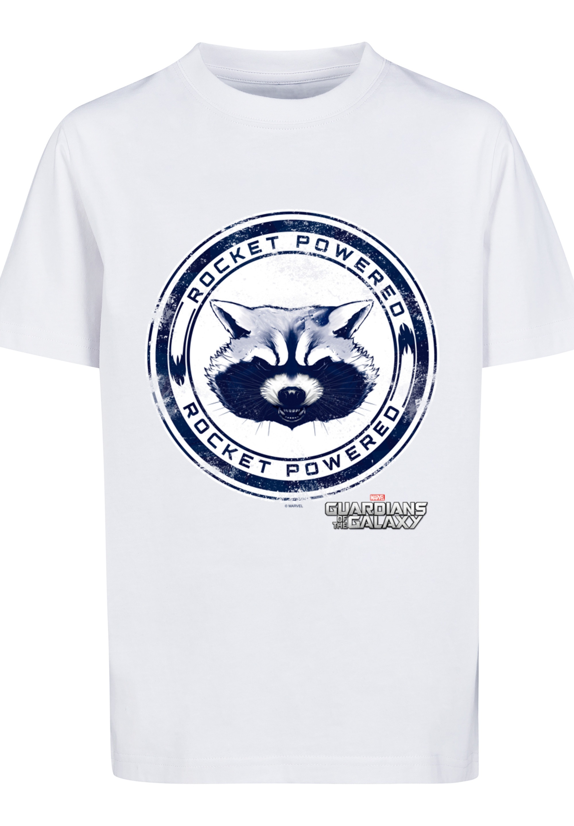 F4NT4STIC T-Shirt »Marvel Guardians Of The Galaxy Rocket Powered«, Unisex  Kinder,Premium Merch,Jungen,Mädchen,Logo Print ▷ für | BAUR
