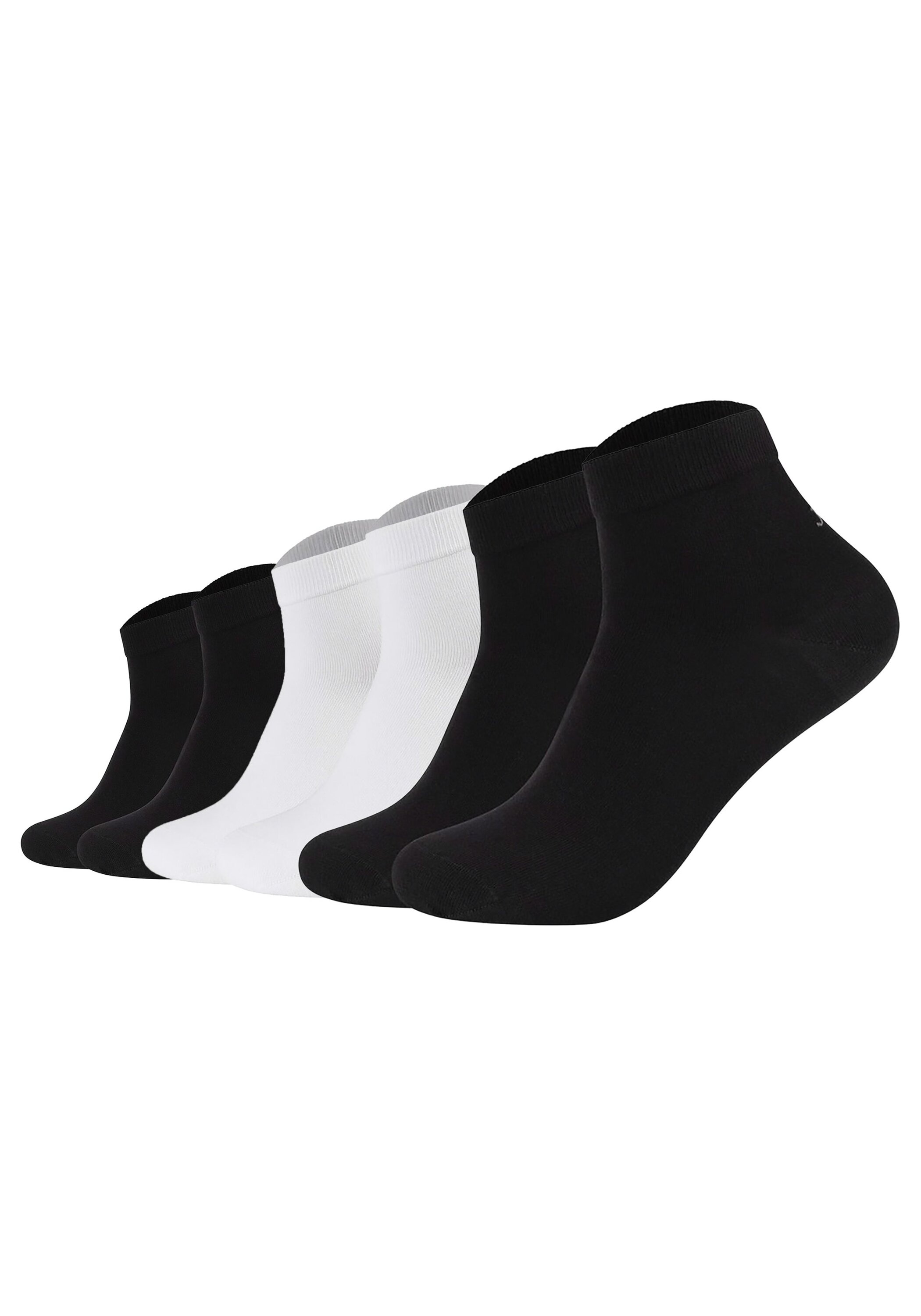 JOOP Kurzsocken "Socken Unisex premium essential organic cotton Quarter 6p 6er Pack" 6 Paar tlg.