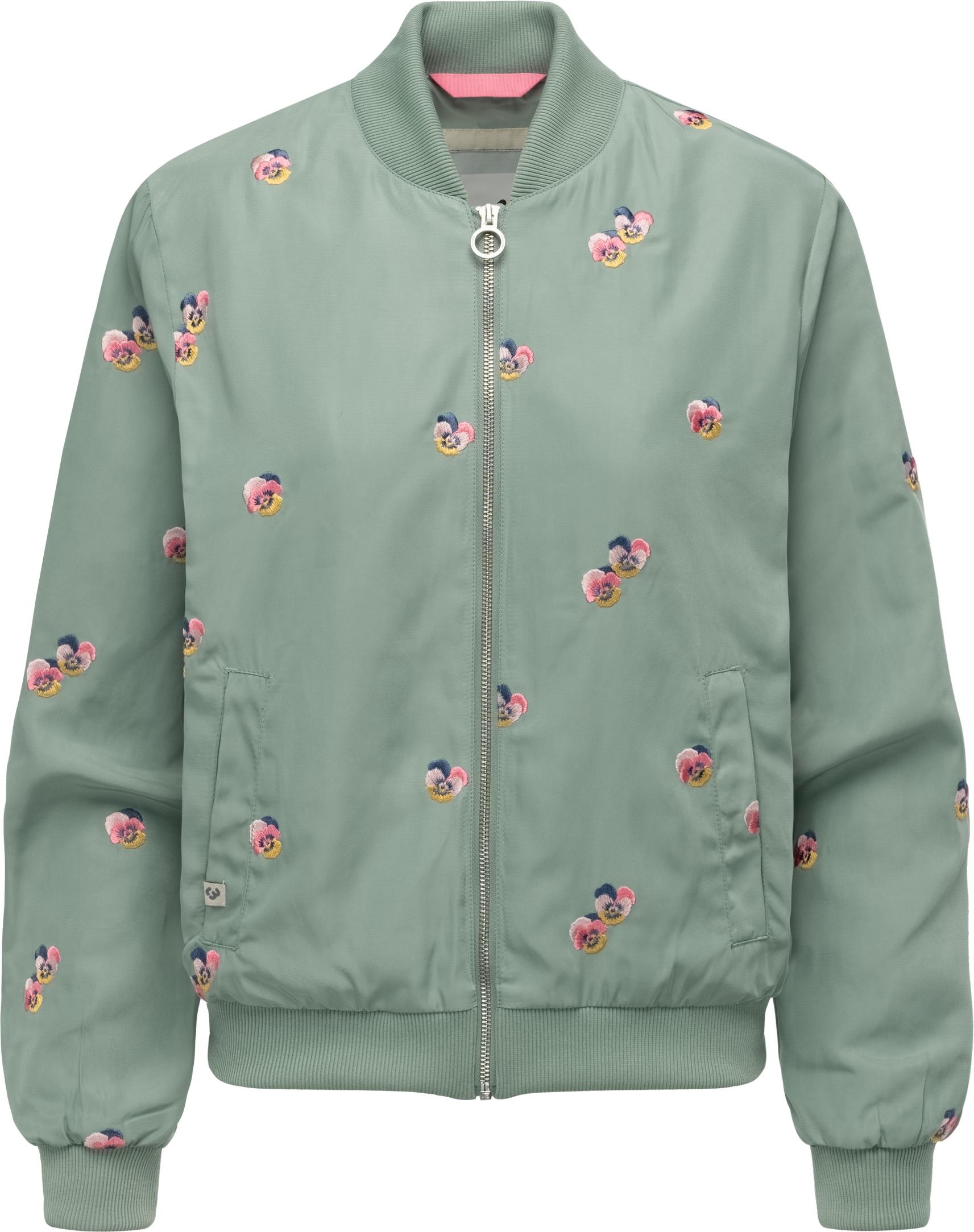 Ragwear Outdoorjacke "Lunara YOUMODO" ohne Kapuze Leichte Übergangsjacke mit Bomberkragen