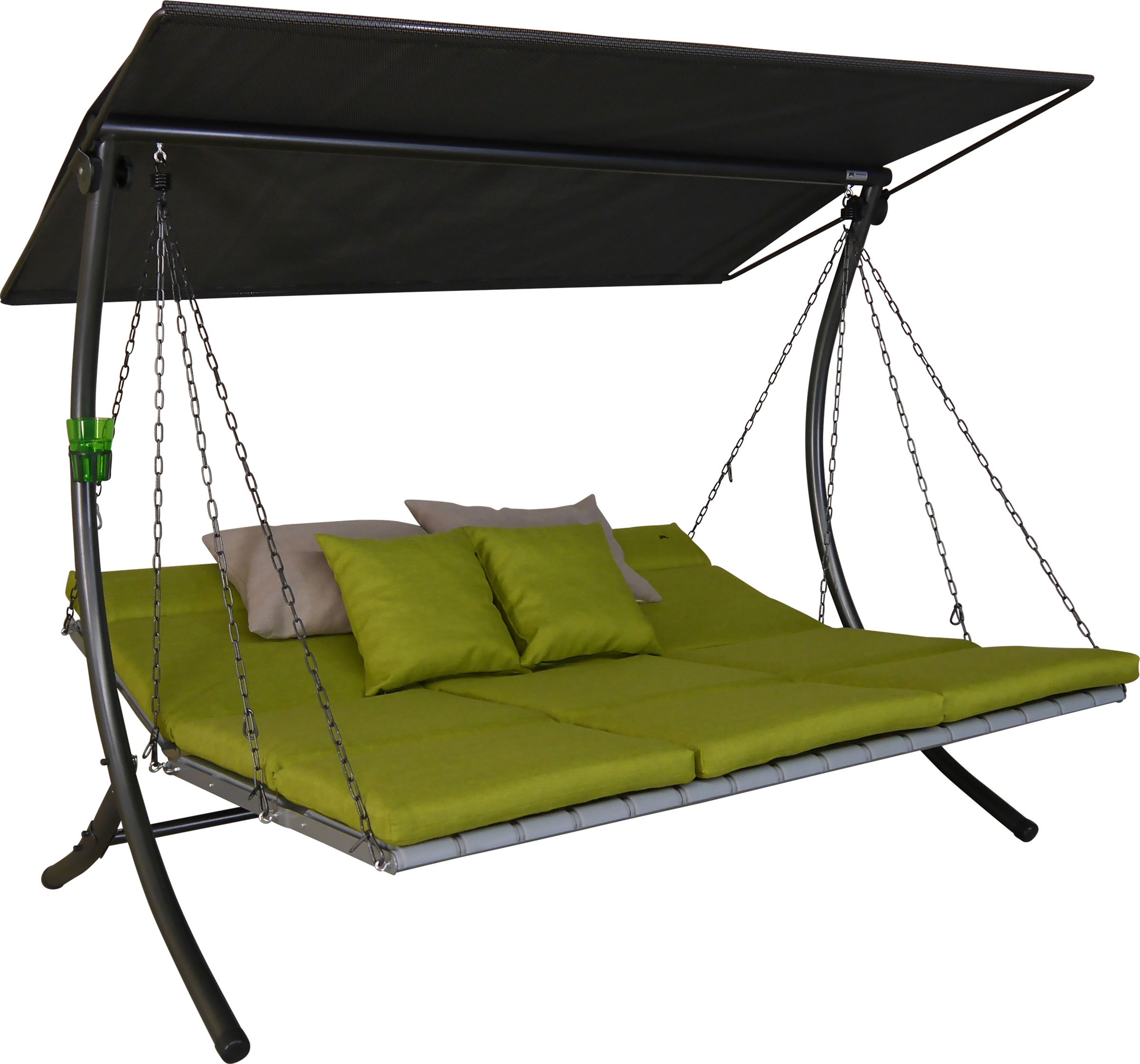 Angerer Freizeitmöbel Hollywoodschaukel »Luxus Smart lime«, BxTxH:  210x145x160 cm kaufen | BAUR | Hollywoodschaukeln