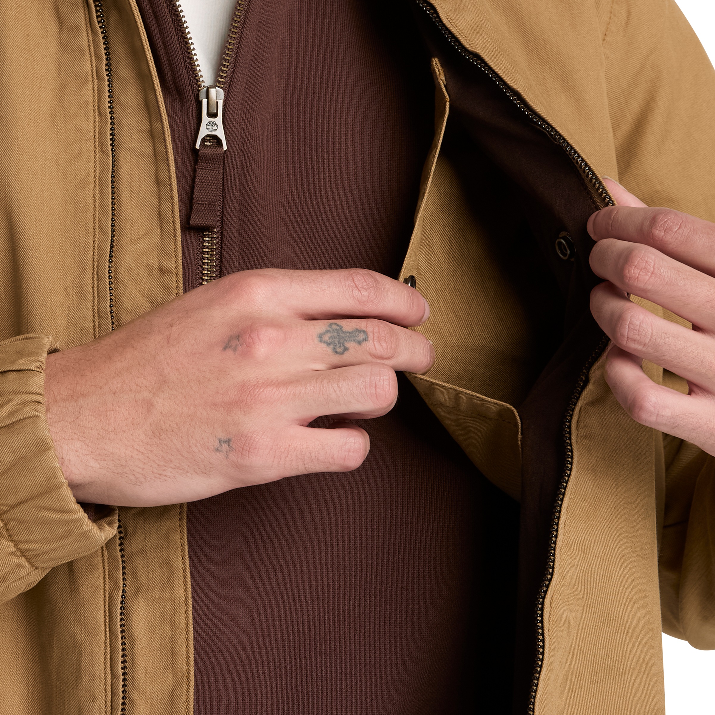 Timberland Bomberjacke »STRATHAM - Cotton Bomber« aus Baumwolle, in den Größen S bis XXXL
