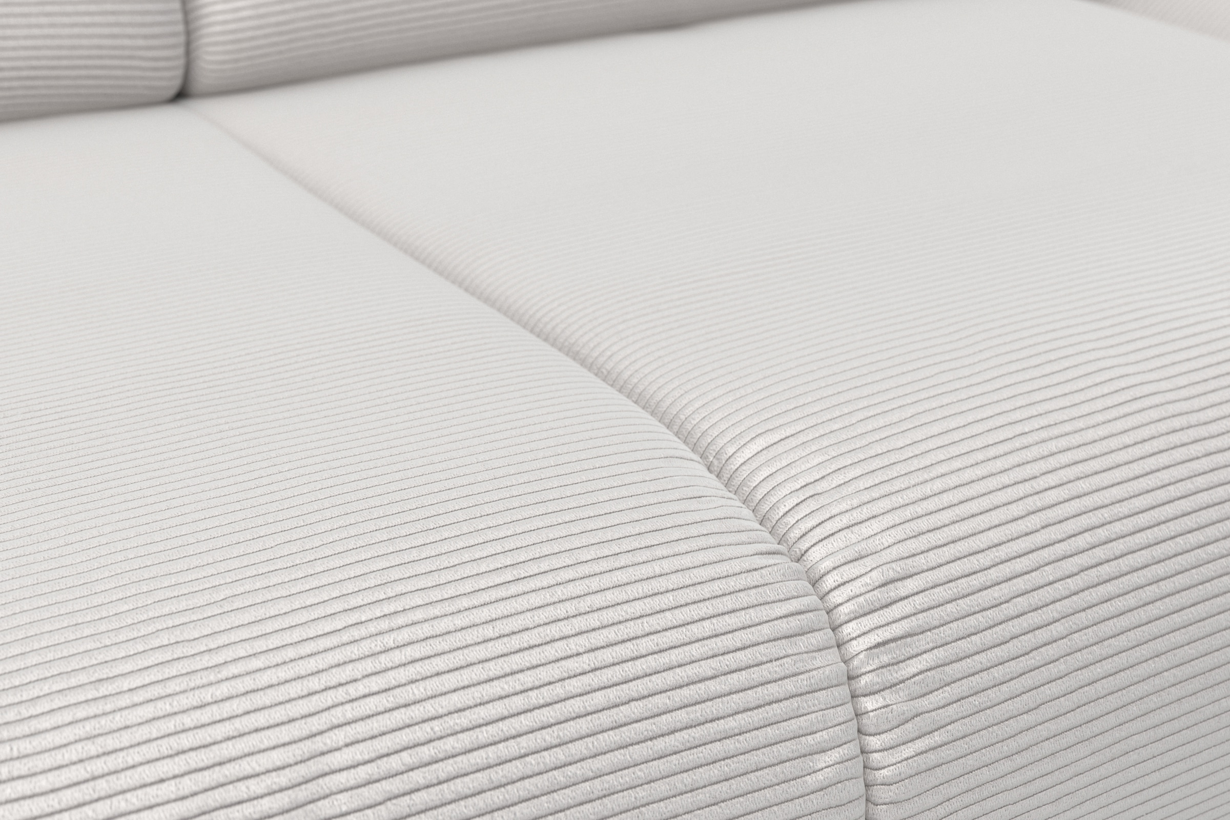 INOSIGN Wohnlandschaft »Coco U-Form«, Sitztiefen-, Arm- und Kopfteilverstellung, Cord-Bezug, Fußhöhe 15 cm