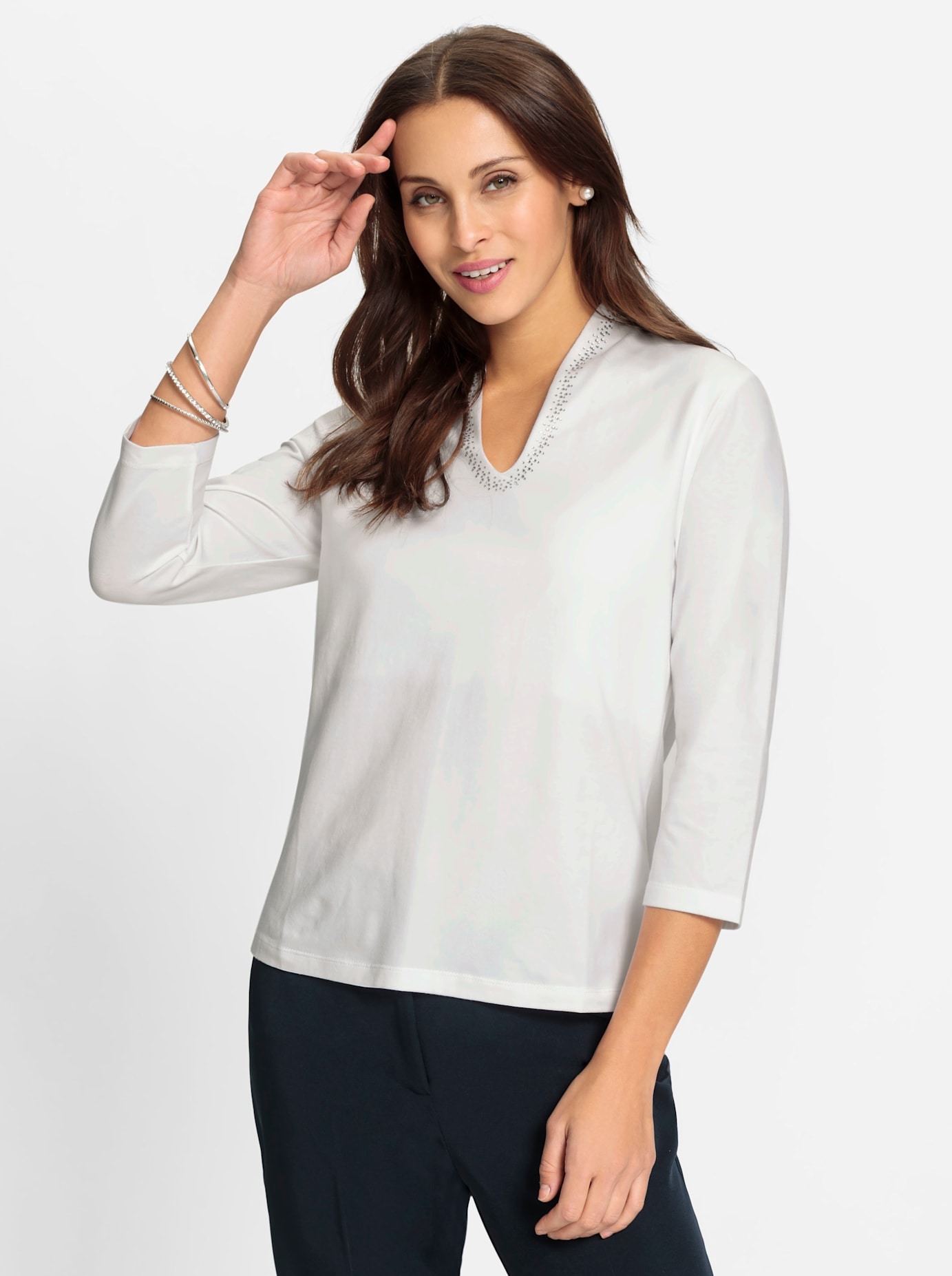 Lady V-Shirt "V-Shirt" 1 Stk. günstig online kaufen