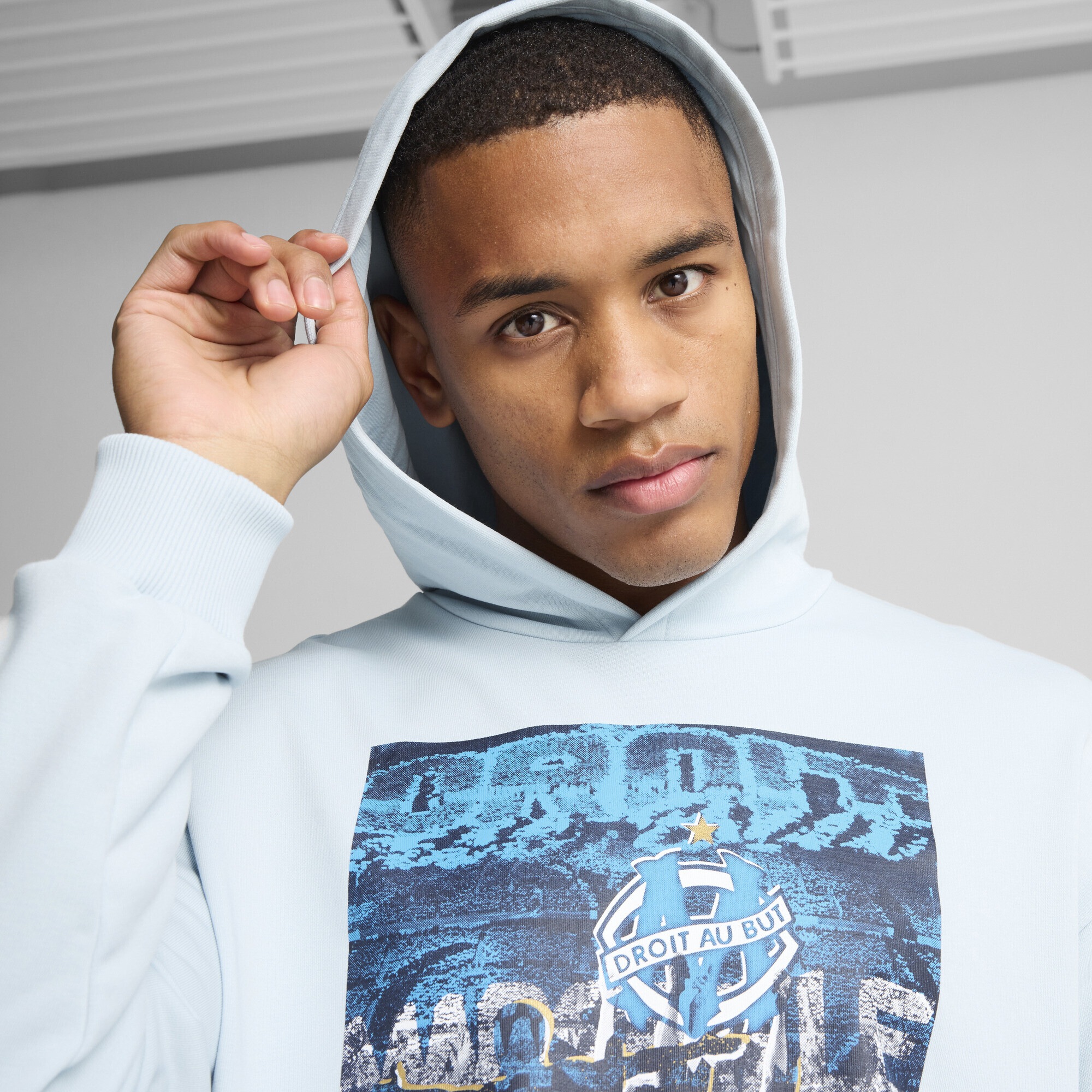 PUMA Hoodie »Olympique de Marseille ftblNRGY+ Hoodie Herren«