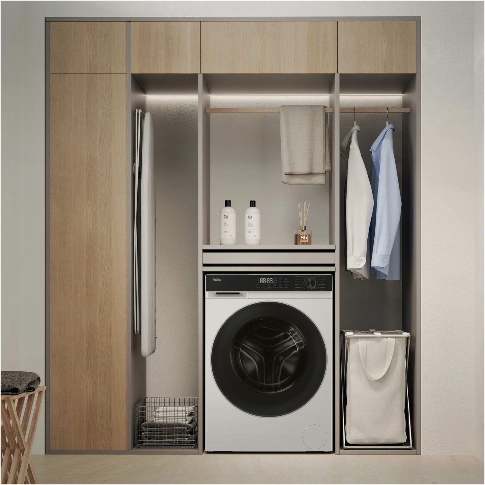 Haier Waschmaschine »HW100-BP14637« 10 kg 1400 U/min Smart AI Automatikprogramm
