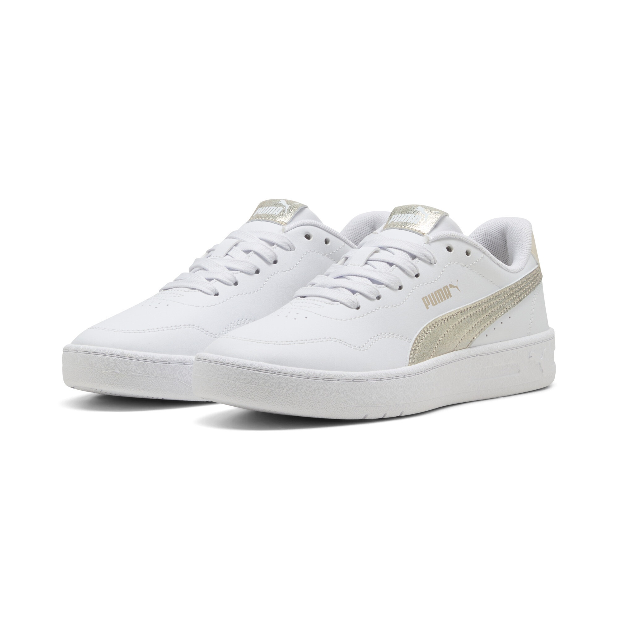 PUMA Sneaker »Court Lally Metallic Whisper Sneakers Damen«
