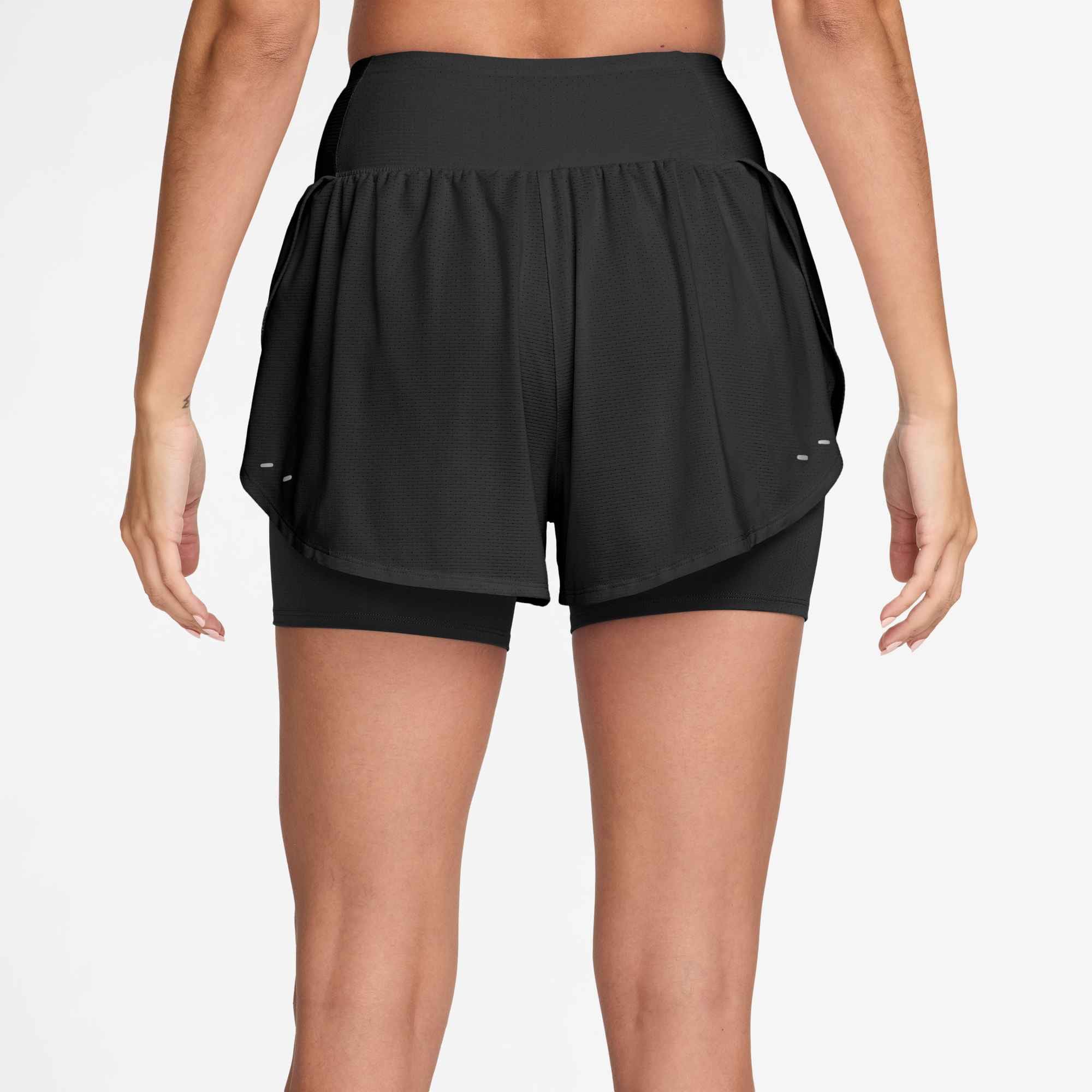 Nike Laufshorts »W NK TEMPO FLW MSH DF 2N1 SHRT«  aus elastischem Mesh-Material, mit Dri-FIT Technologie