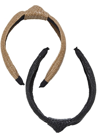 Loop »Urban Classics Unisex Braid Bast Headband 2-Pack«, (1 St.)