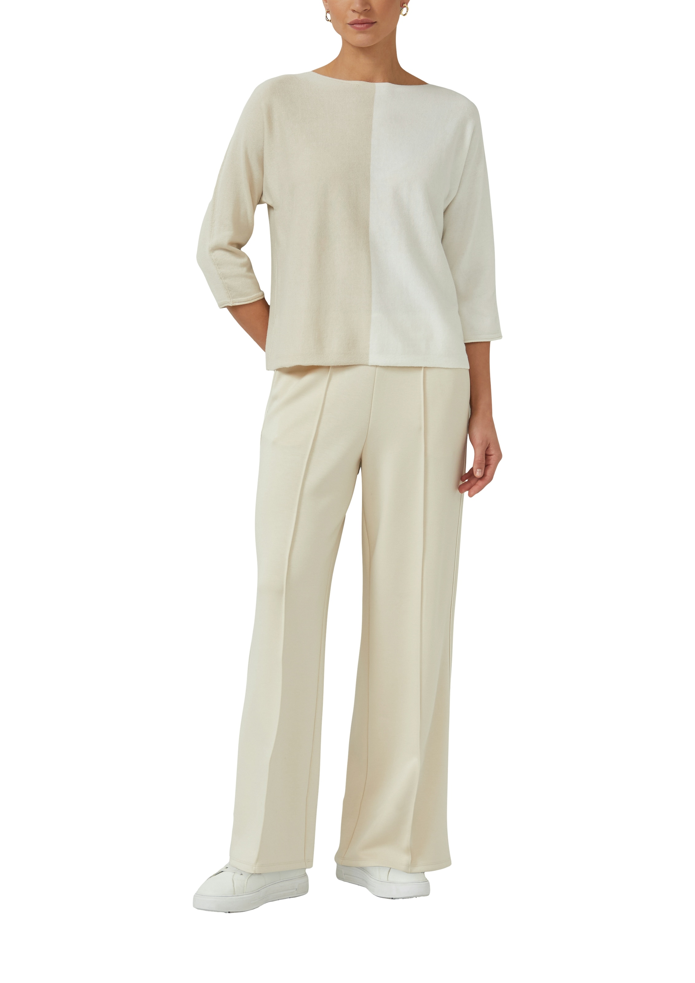 s.Oliver BLACK LABEL Strickpullover mit Fledermausärmeln