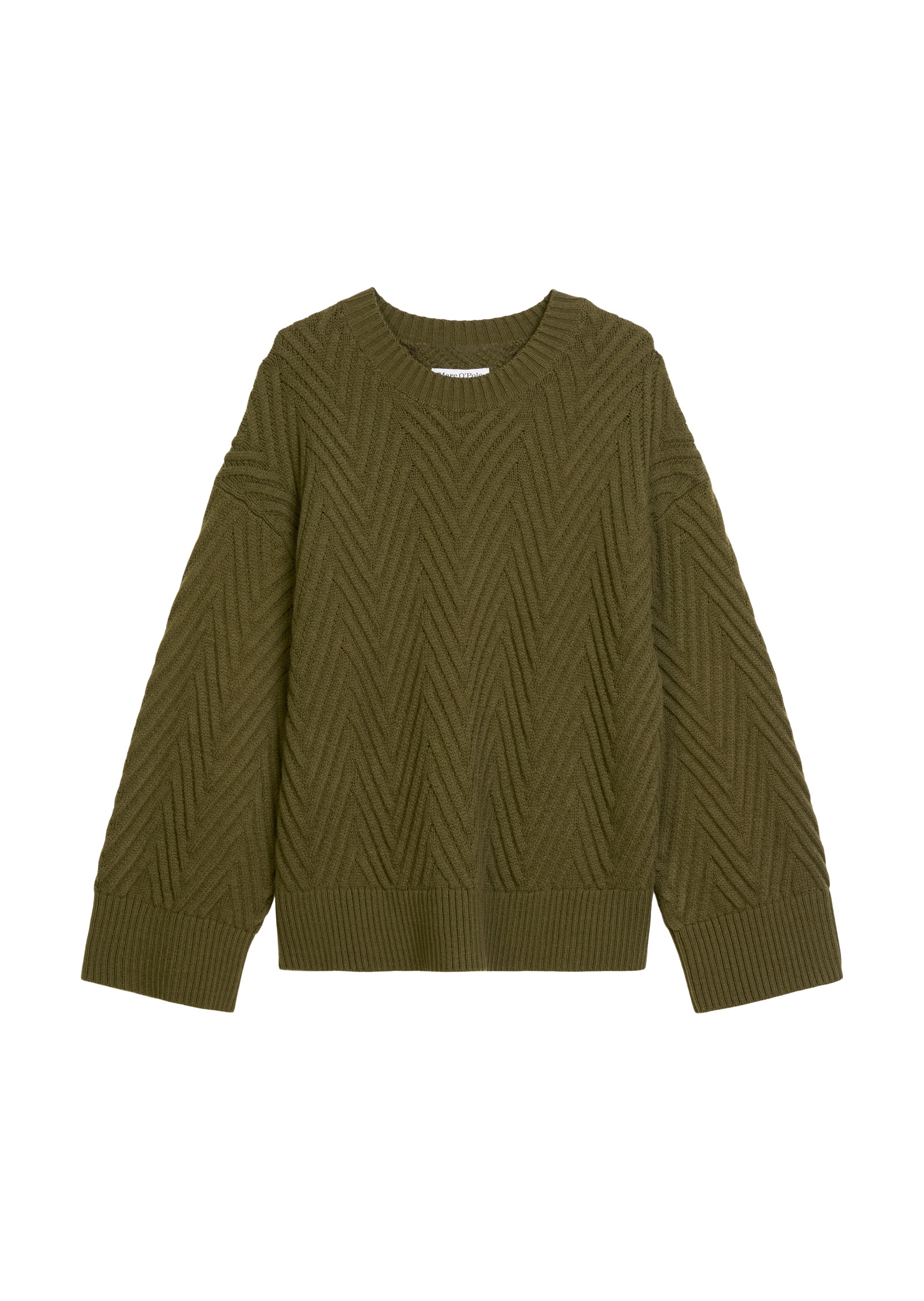 Marc O'Polo DENIM Rundhalspullover »aus weichem Schurwolle-Mix«