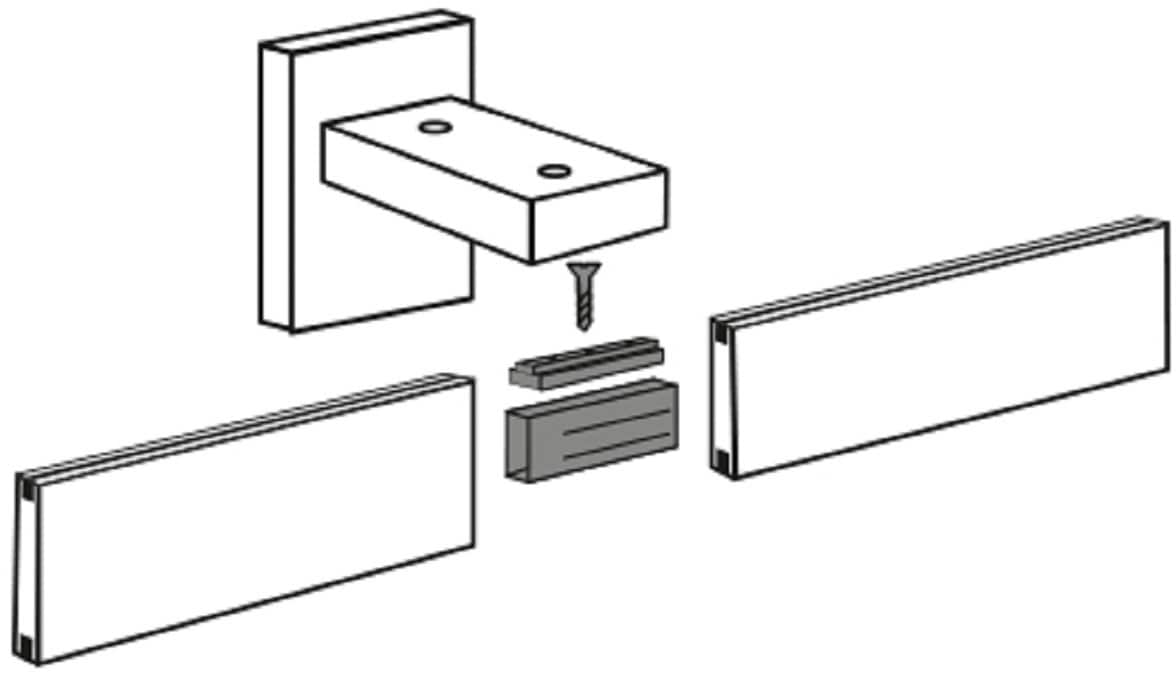 SCHÖNER WOHNEN LAMINAT Verbinder »Verbinder«, (1 St.), Serie Einzelprogramm  Matteo rechteckig | BAUR