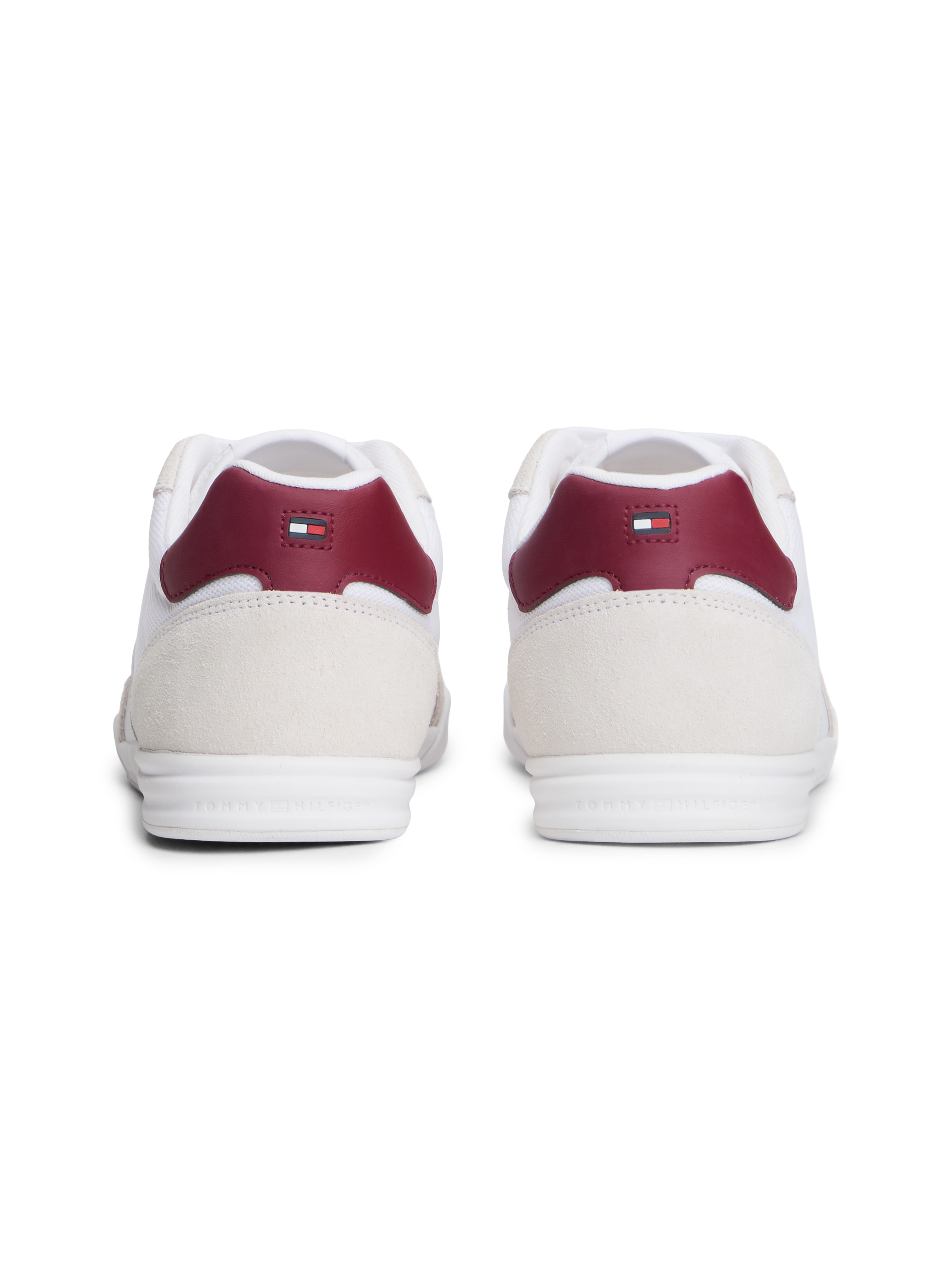 Tommy Hilfiger Sneaker »LOPRO CUP MIX«  , Freizeitschuh, Halbschuh, Schnürschuh, Kontrastbesatz an der Ferse