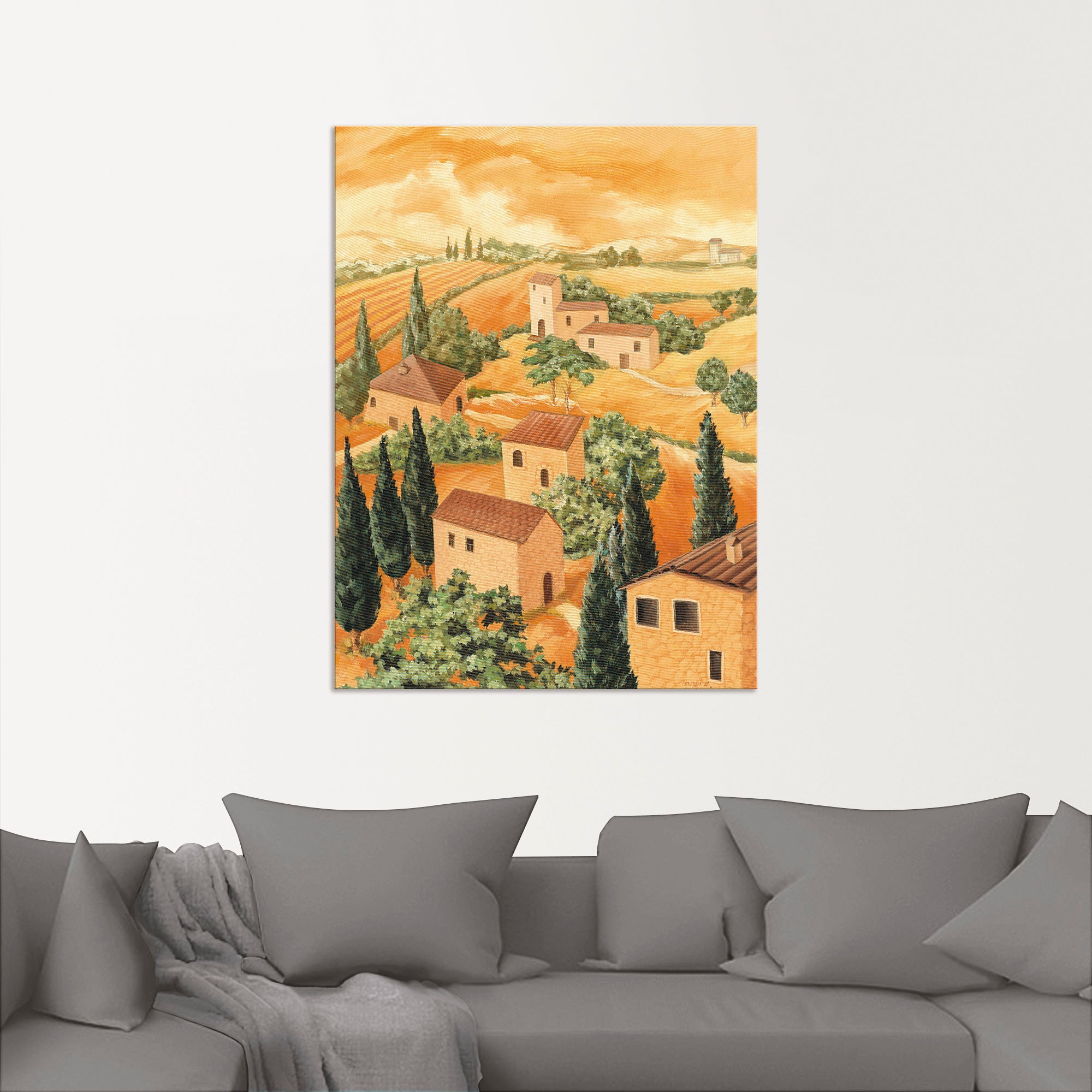 Artland Wandbild »Landschaft Italien«, Europa, (1 St.), als Alubild, Outdoorbild, Leinwandbild, Poster in verschied. Größen