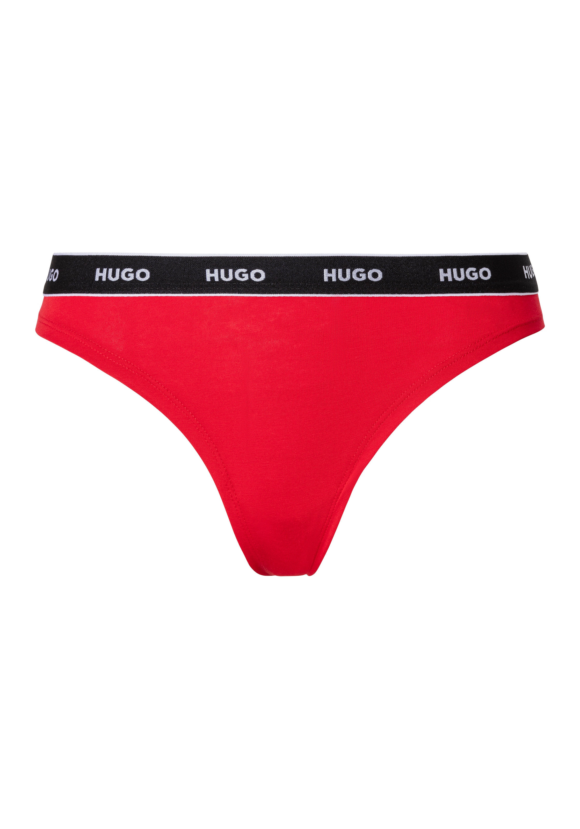 HUGO Underwear String »TRIPLET THONG DESIGN«, (Set, 3 St., 3), mit Logobund