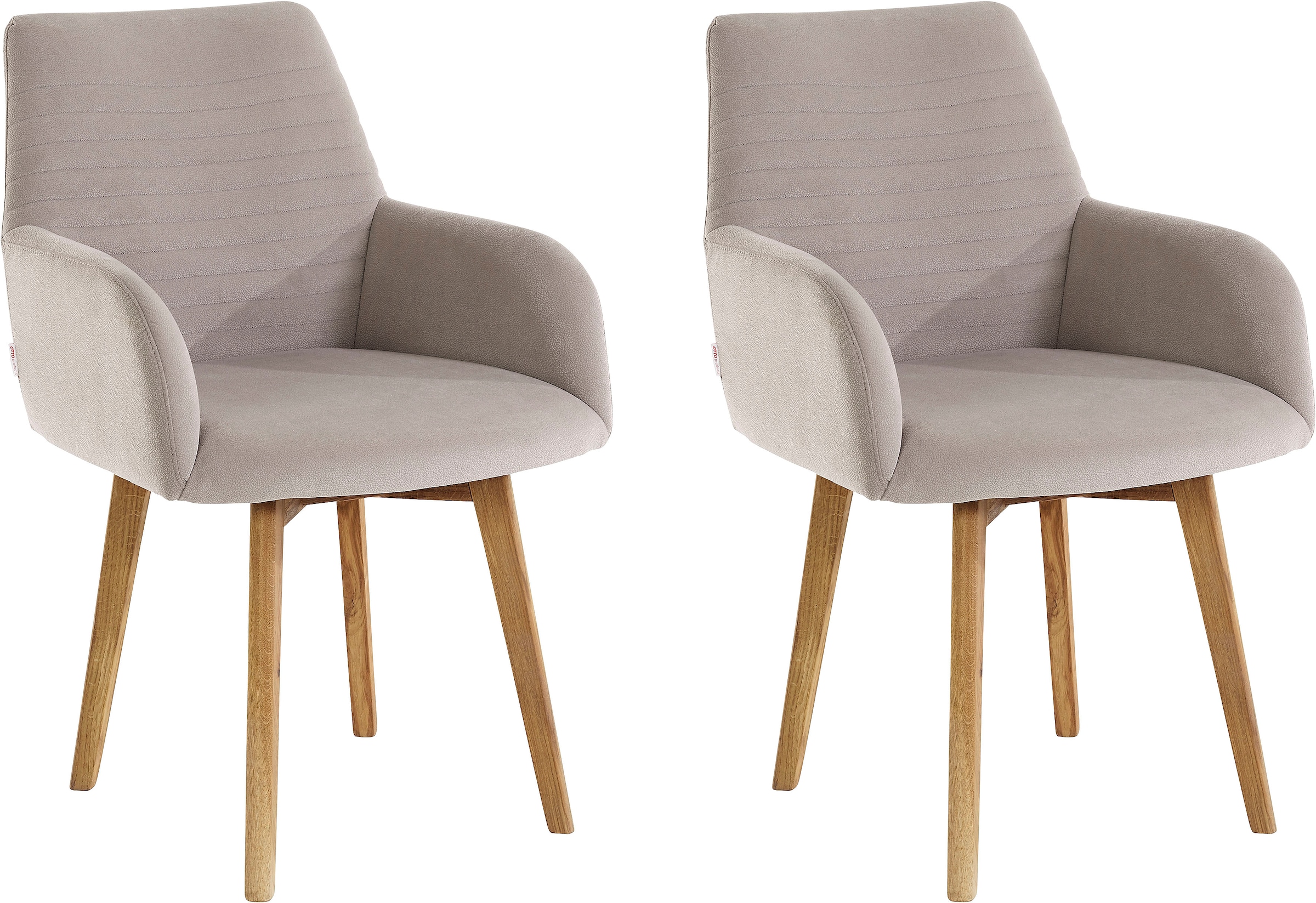 OTTO products Armlehnstuhl "Alessja" (Set) 2 Stk.Bezug aus Microfaser, Gest günstig online kaufen