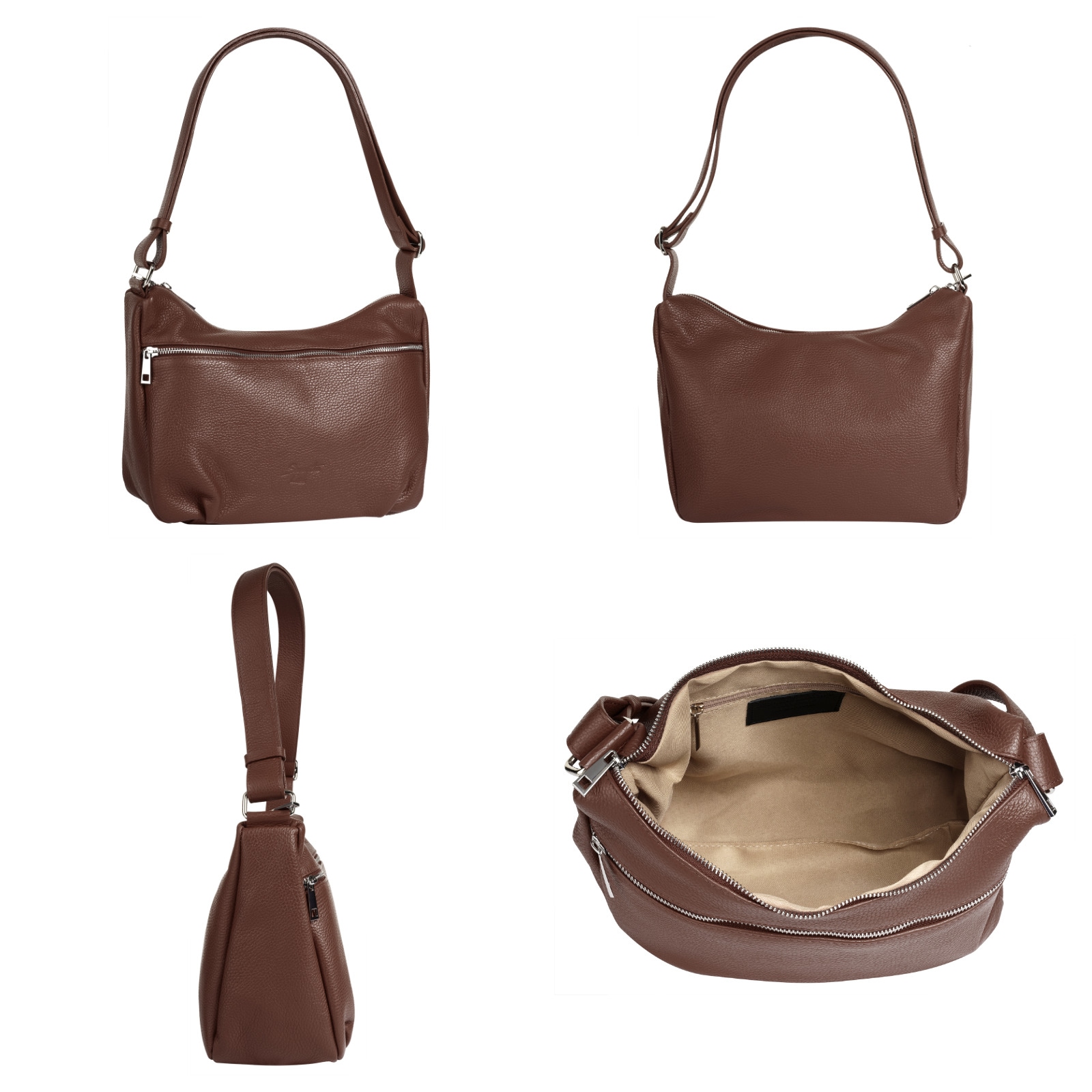 Samantha Look Shopper, echt Leder, Made in Italy