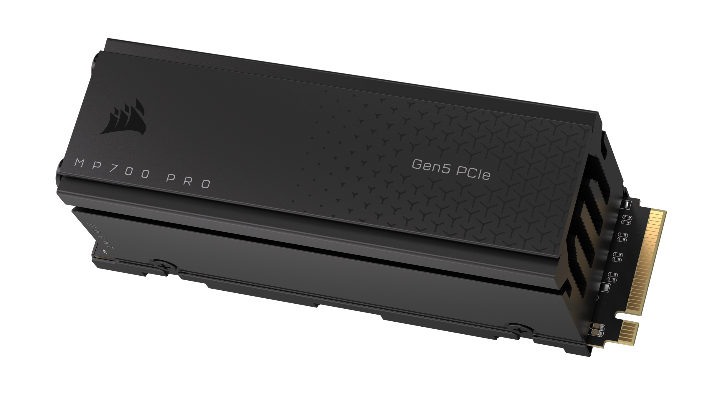 Corsair interne SSD »MP700 PRO 1TB M.2 NVMe PCIe Gen. 5 x4 SSD with Cooler«, Anschluss M.2, Microsoft DirectStorage