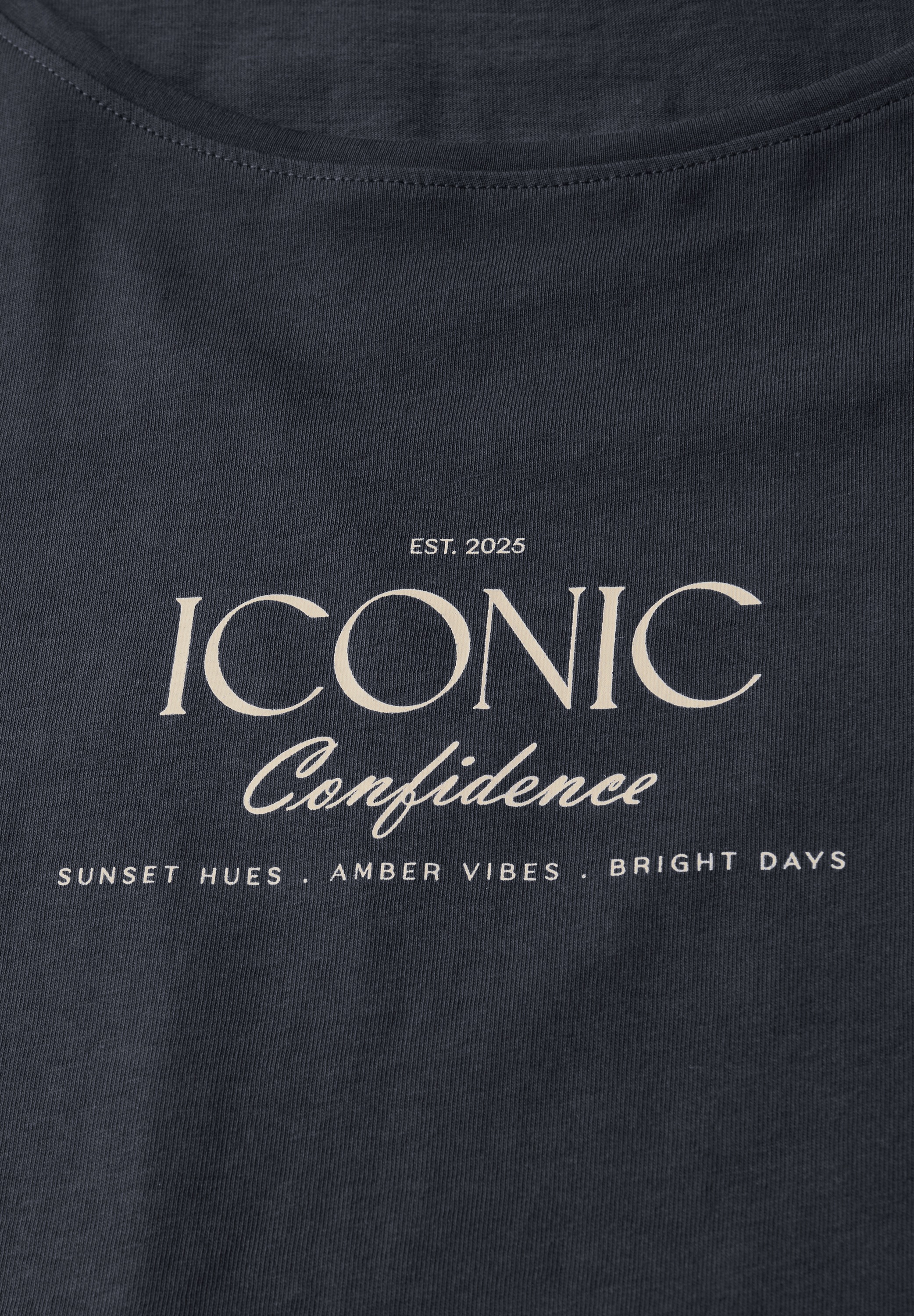 STREET ONE T-Shirt, aus reiner Baumwolle