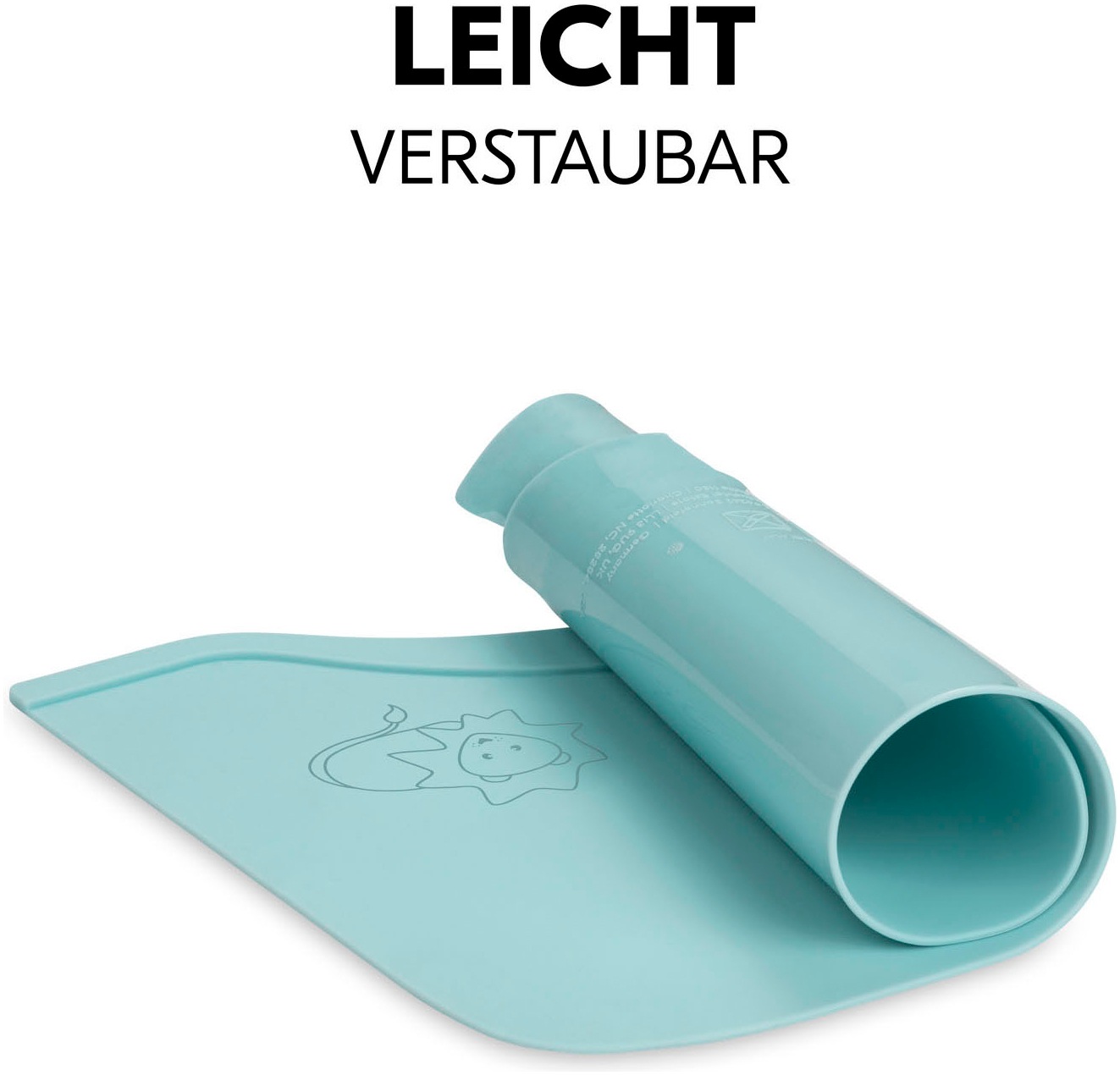 Hauck Platzset »Highchair Wooden Tray Mat, Lion Mint« für Hochstuhl-Essbretter