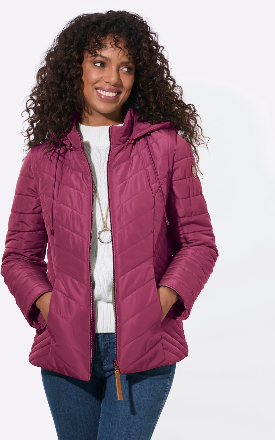 Casual Looks Doppeljacke mit Kapuze
