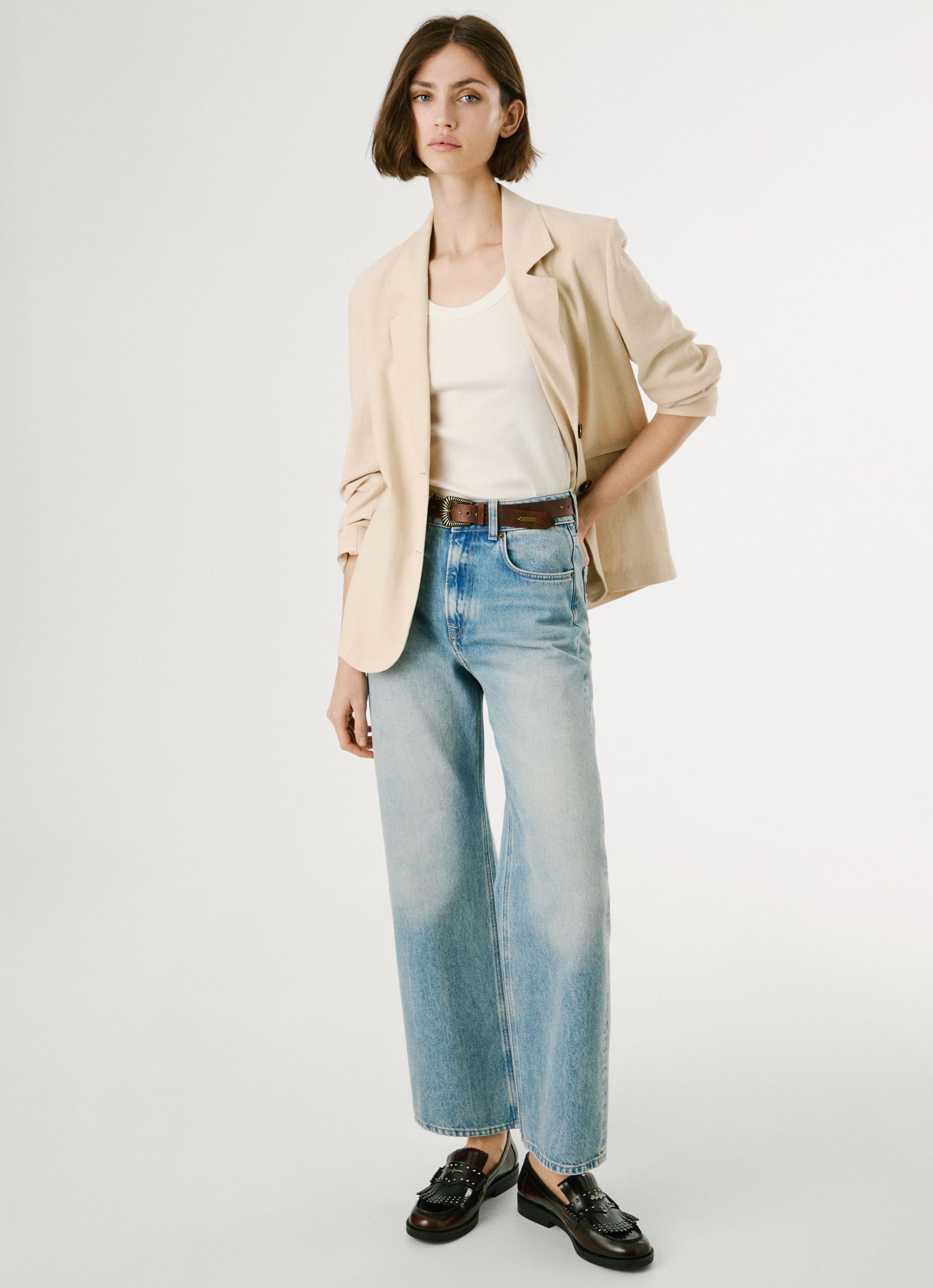 Pepe Jeans Gerade Jeans »STRAIGHT JEANS UHW«, mit hohem Bund