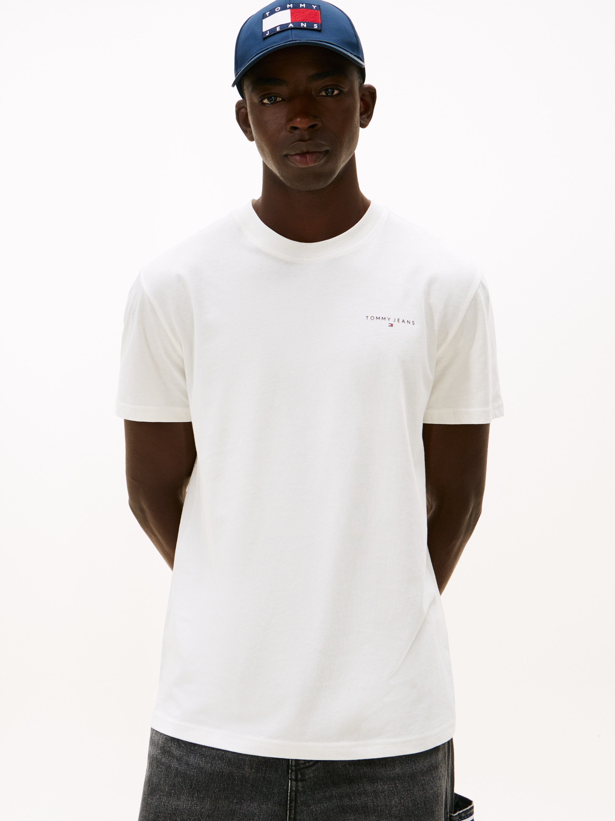 Tommy Jeans T-Shirt "TJM SLIM FIT LINEAR 2PACK" Packung, 2 Stk. tlg. günstig online kaufen