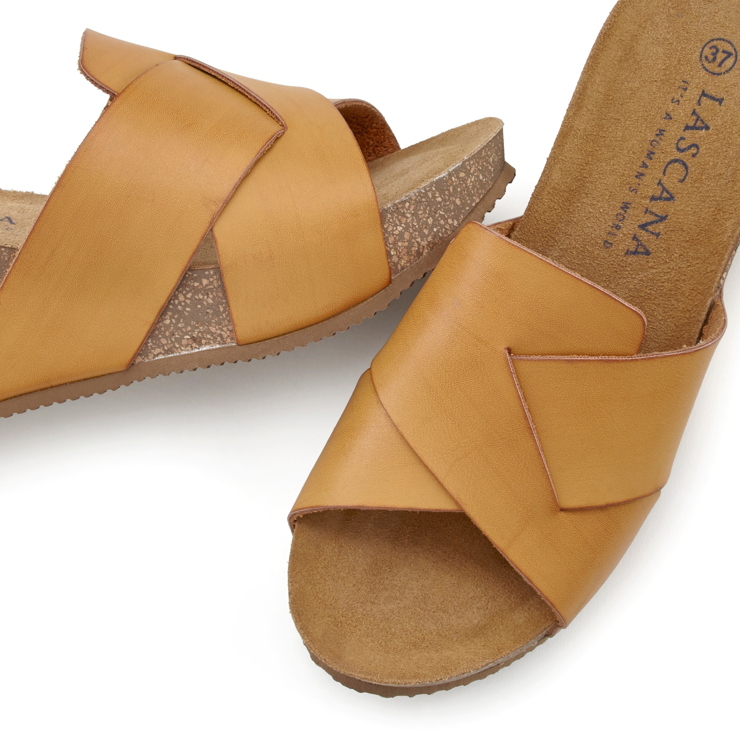 LASCANA Pantolette mit Korkfußbett und Keilabsatz SV8318
