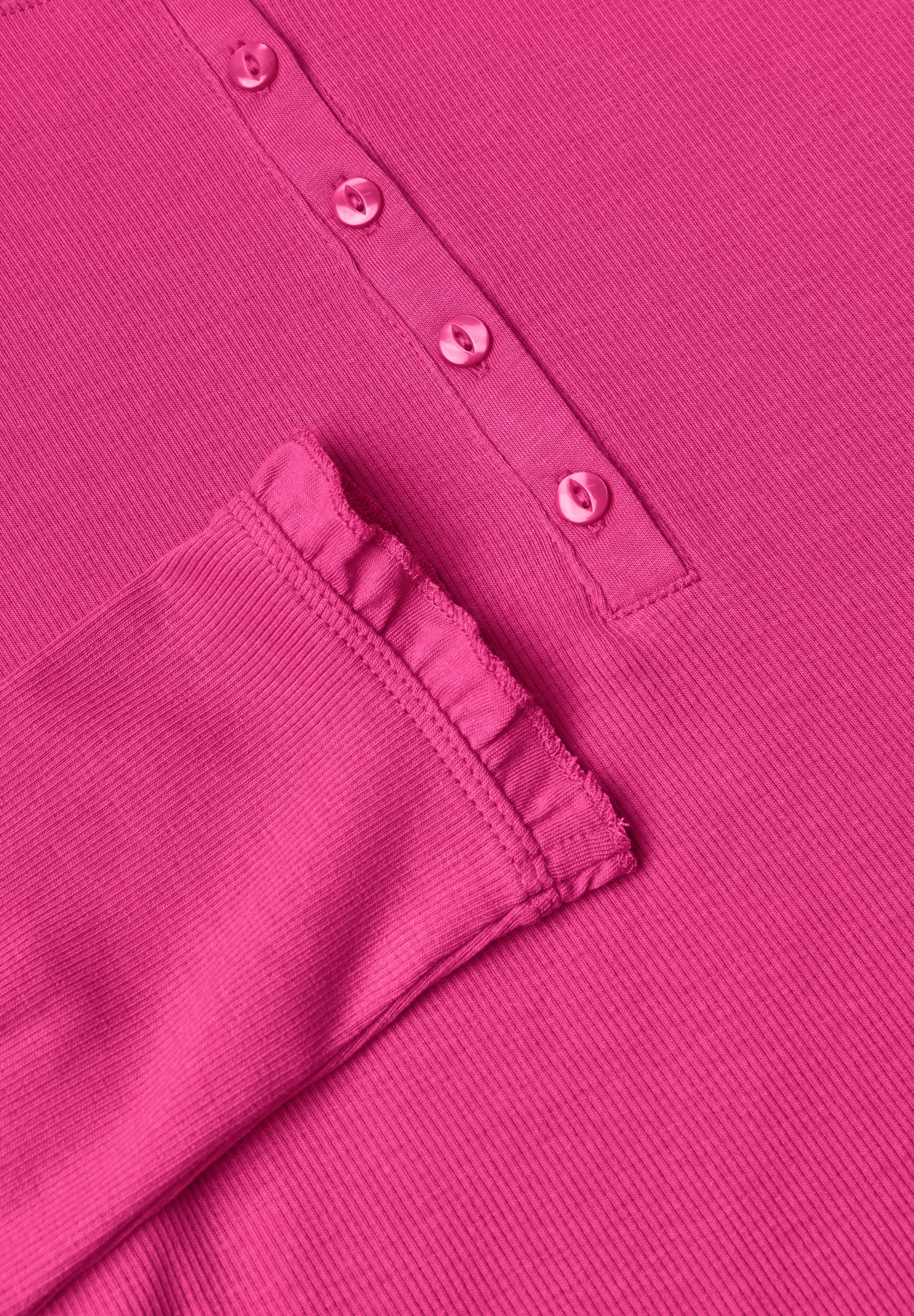 STREET ONE STUDIO Langarmshirt im soften Baumwoll-Mix