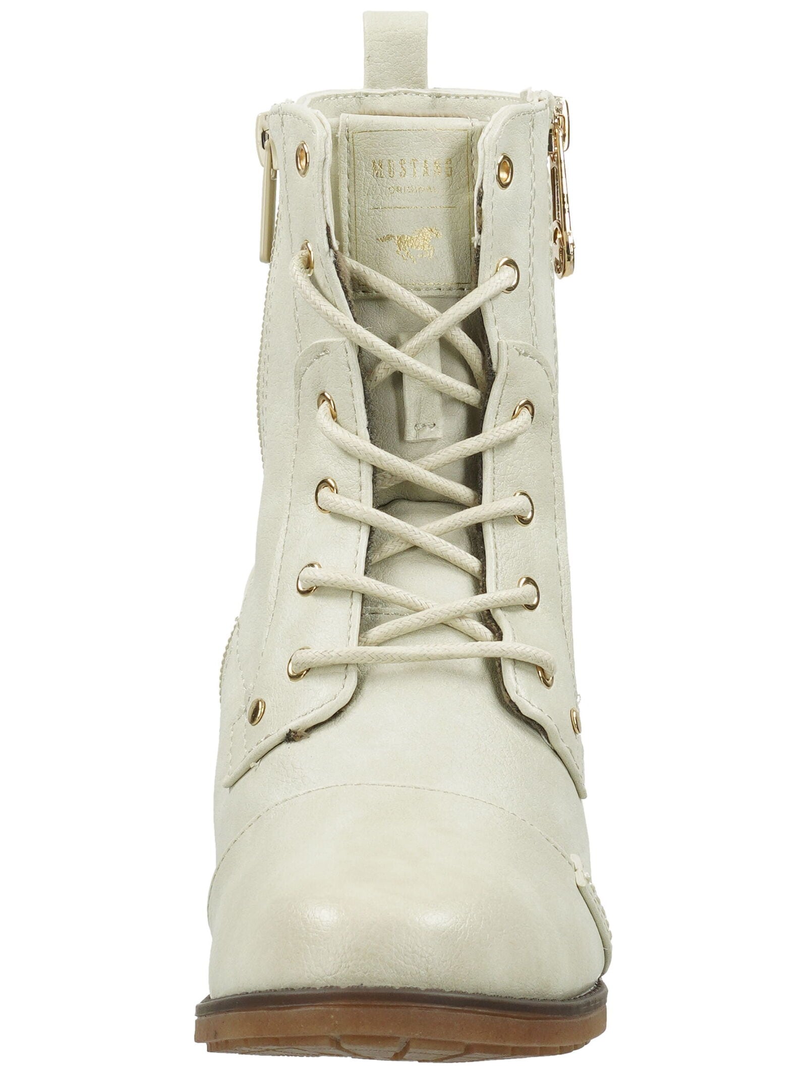 Mustang Shoes Schnürstiefelette »Mustang Shoes Stiefelette Lederimitat«