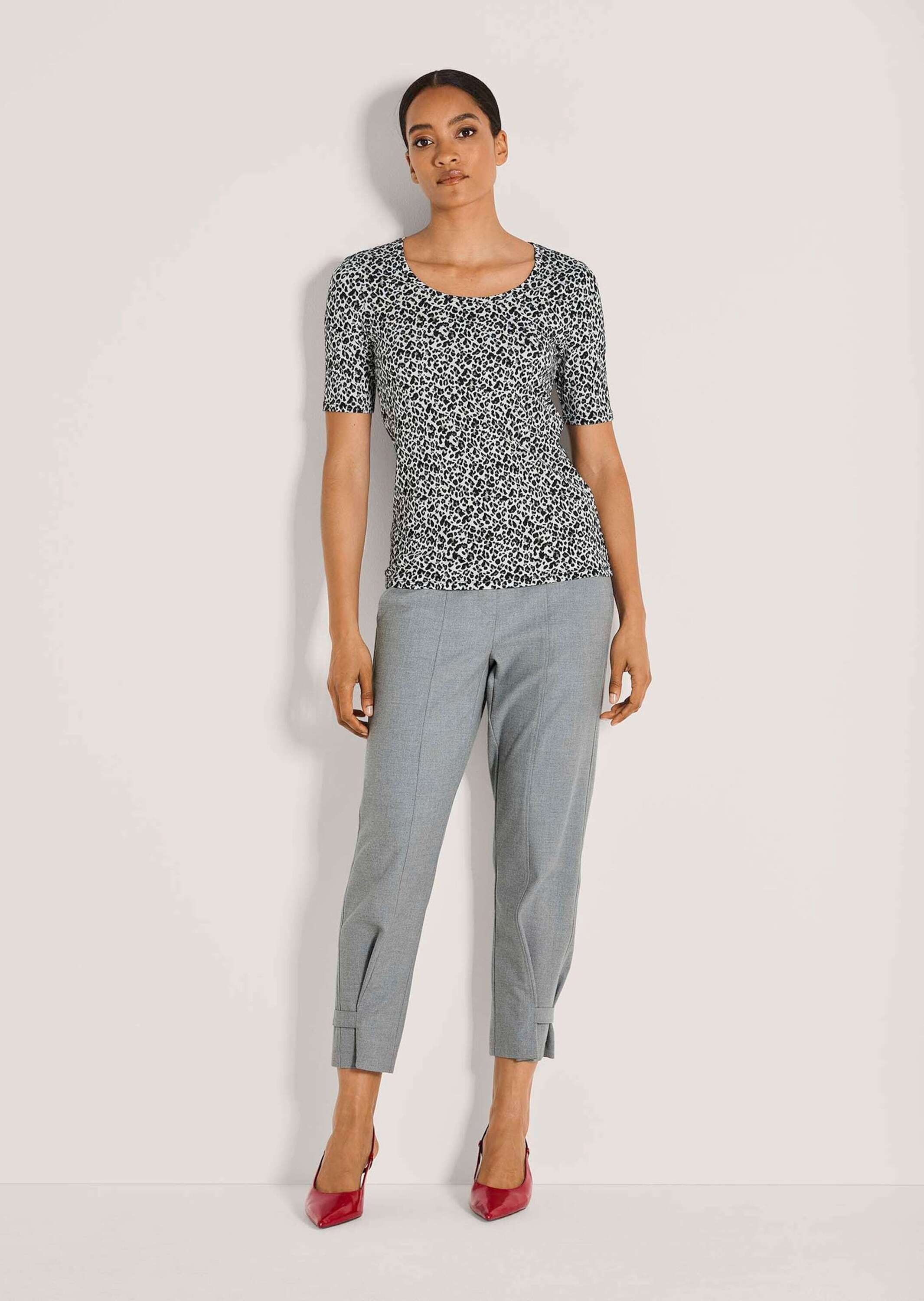 MADELEINE Kurzarmshirt "Shirt Halbarmshirt mit Animal-Print" günstig online kaufen