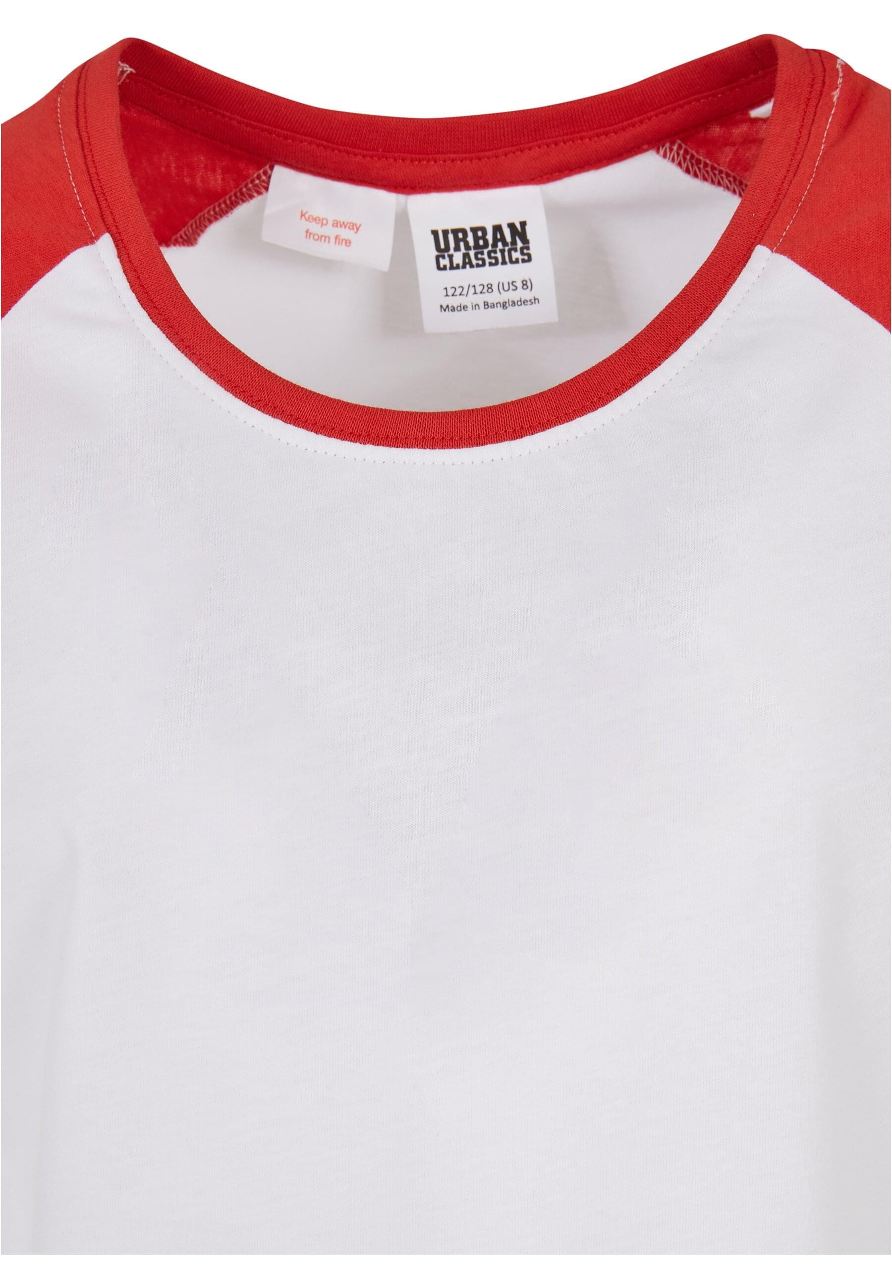 URBAN CLASSICS T-Shirt »Urban Classics Damen Girls Contrast Raglan Tee«, (1 tlg.)