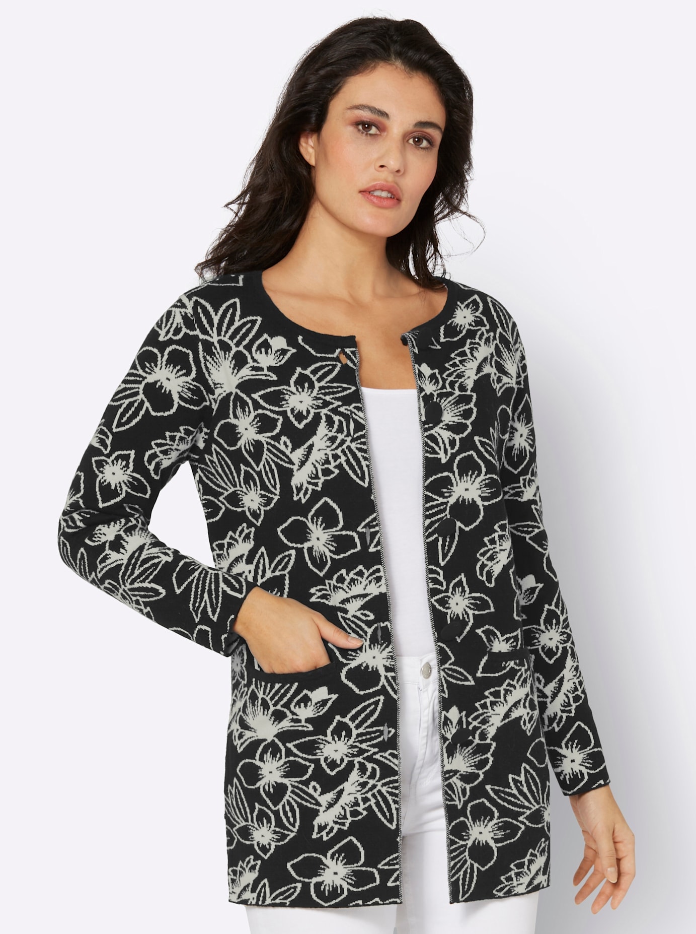 creation L Strickjacke
