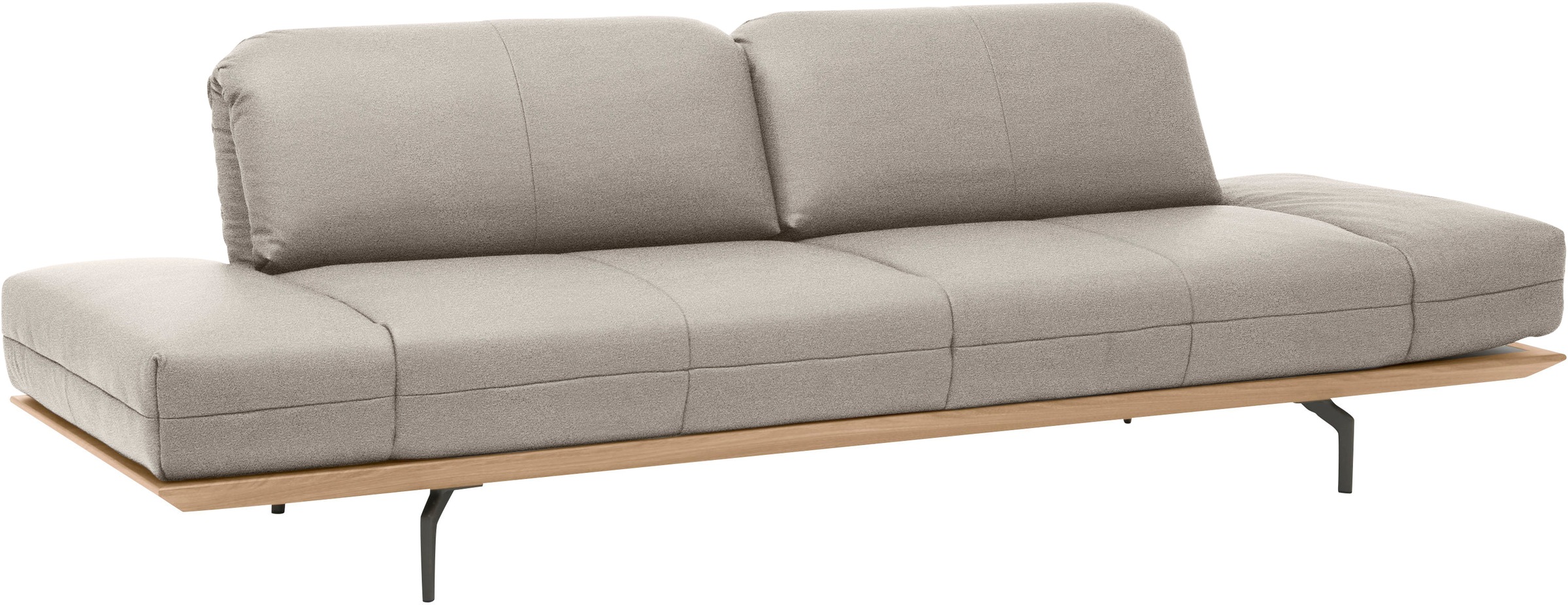 Creation BY ROLF BENZ 4-Sitzer »CR.420, Designsofa, Loungesofa« in 2 Qualitäten, Holzrahmen in Eiche Natur oder Nußbaum, Breite 252 cm