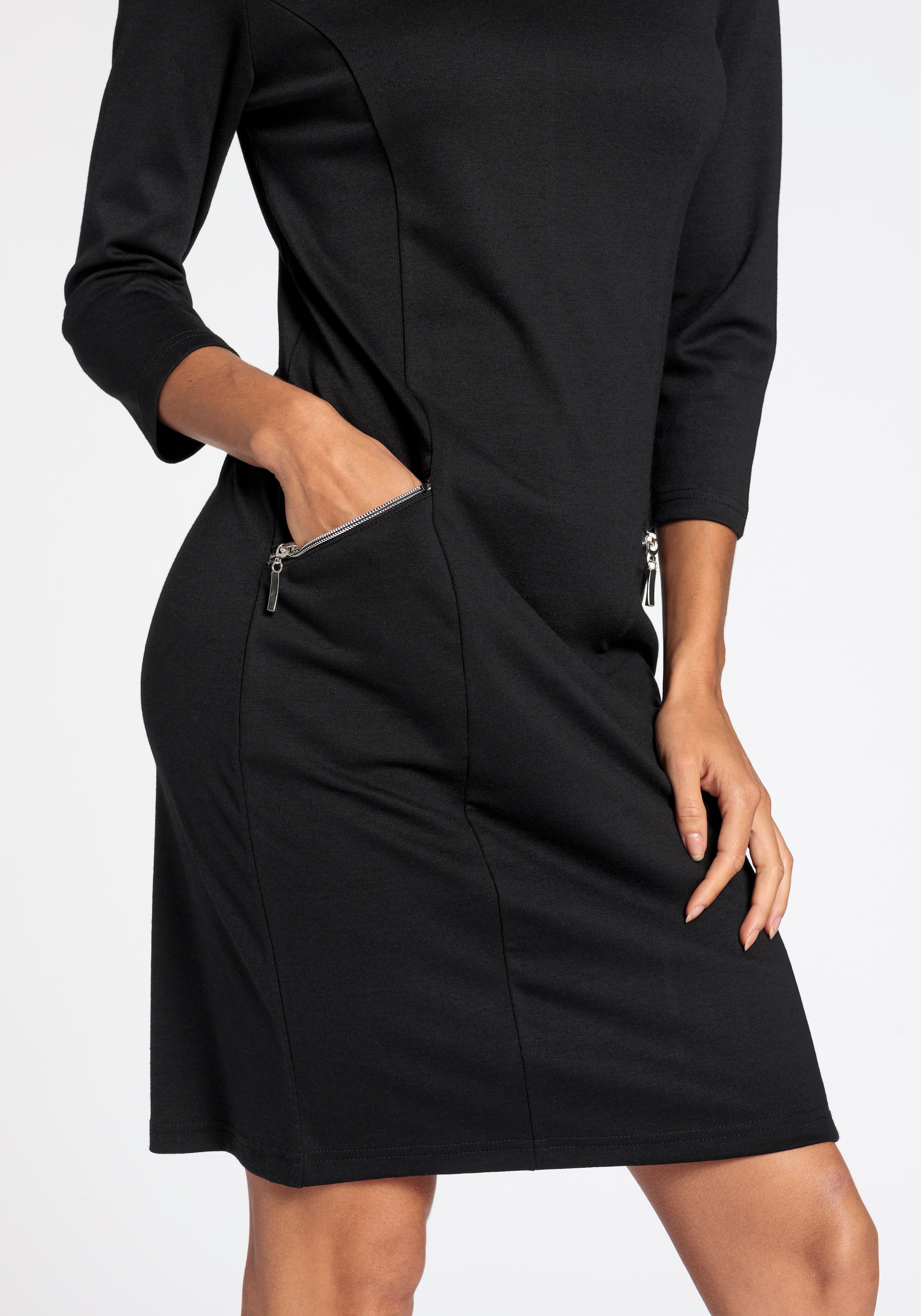 Laura Scott KOLLEKTION BAUR Zippern Jerseykleid, mit kaufen NEUE - für 
