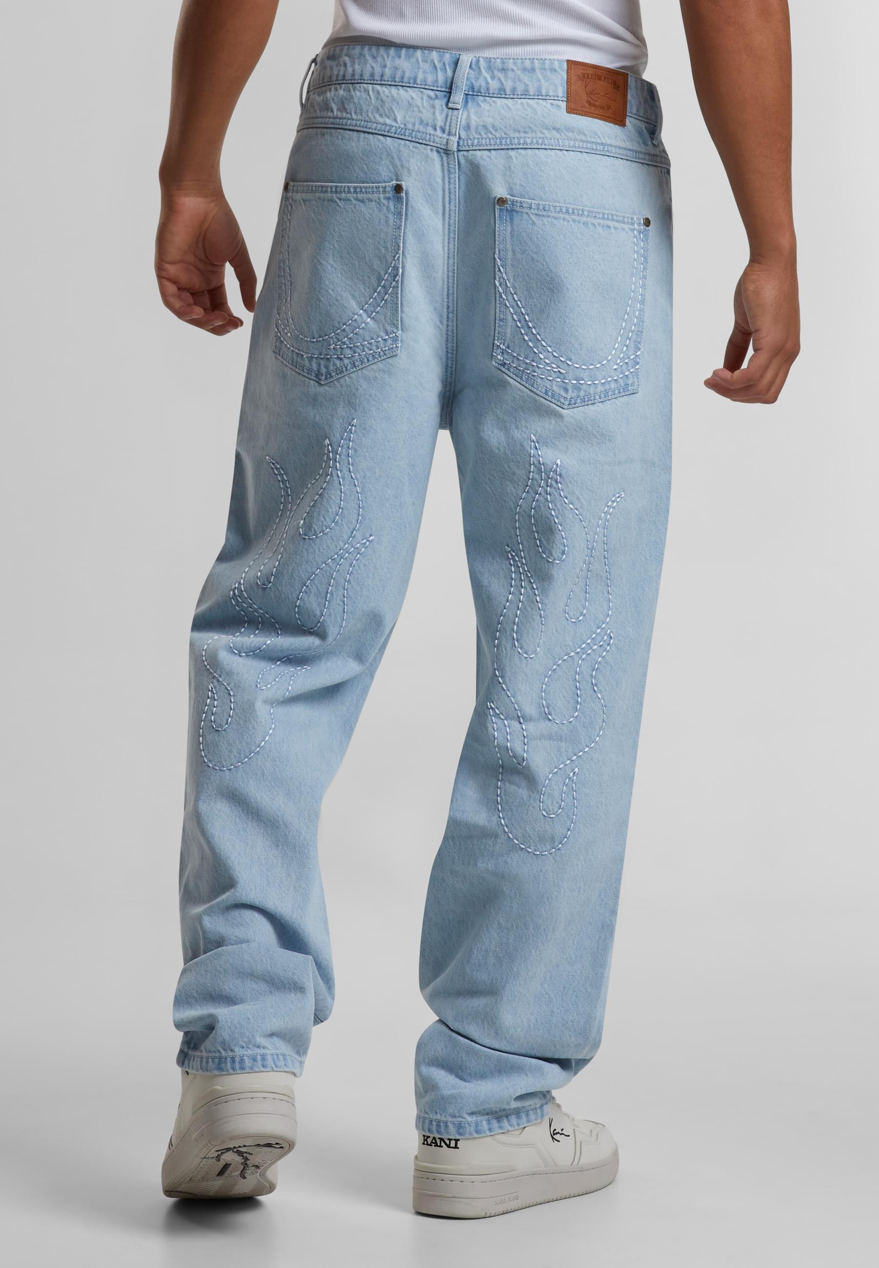 Karl Kani Bequeme Jeans »Karl Kani OG Baggy Five Pocket Flames Denim«