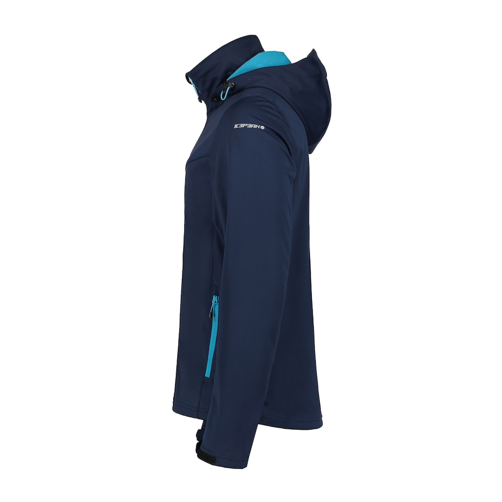 Icepeak Softshelljacke »H SOFTSHELLJACKE BIGGS«, mit Kapuze