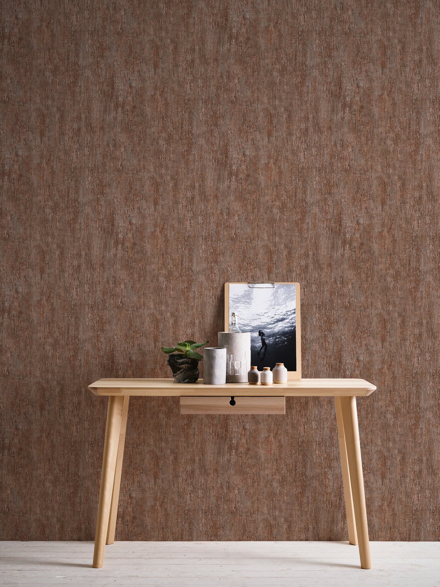 living walls Vliestapete »Industrial«, einfarbig, Tapete Uni Einfarbig