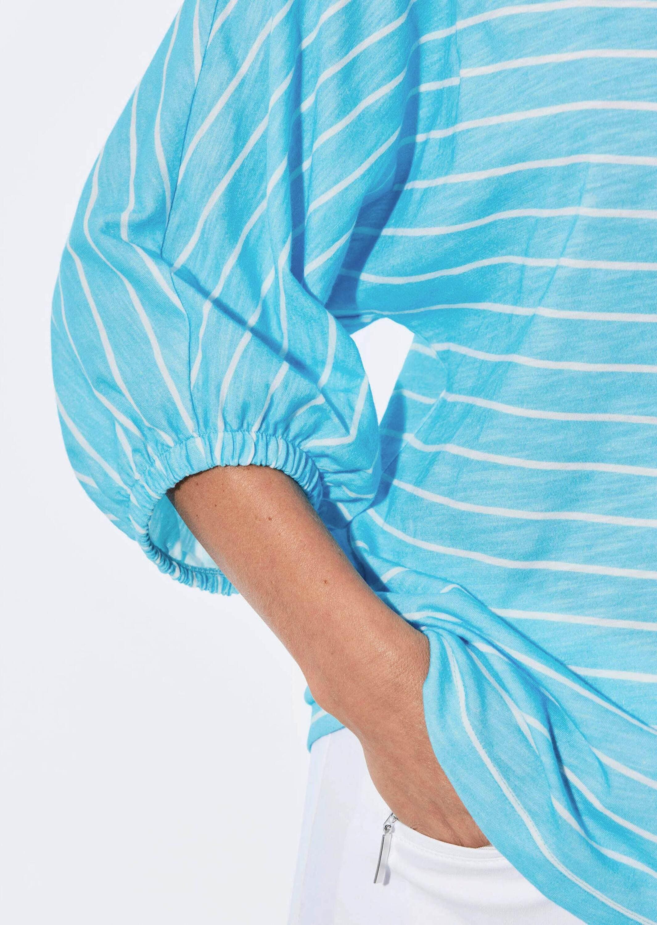 GOLDNER Kurzarmshirt »Shirt aus Effektgarn«