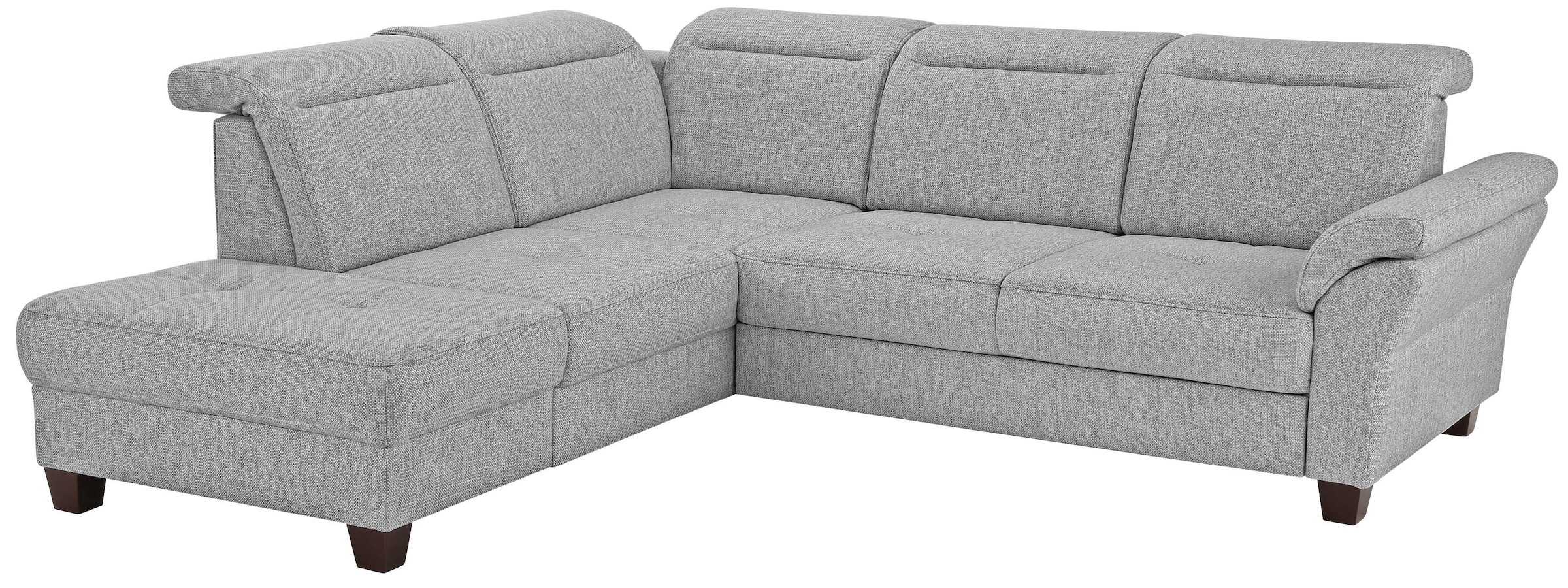 Home affaire Ecksofa "Solvei L-Form", wahlweise auch mit Kopfteilverstellun günstig online kaufen