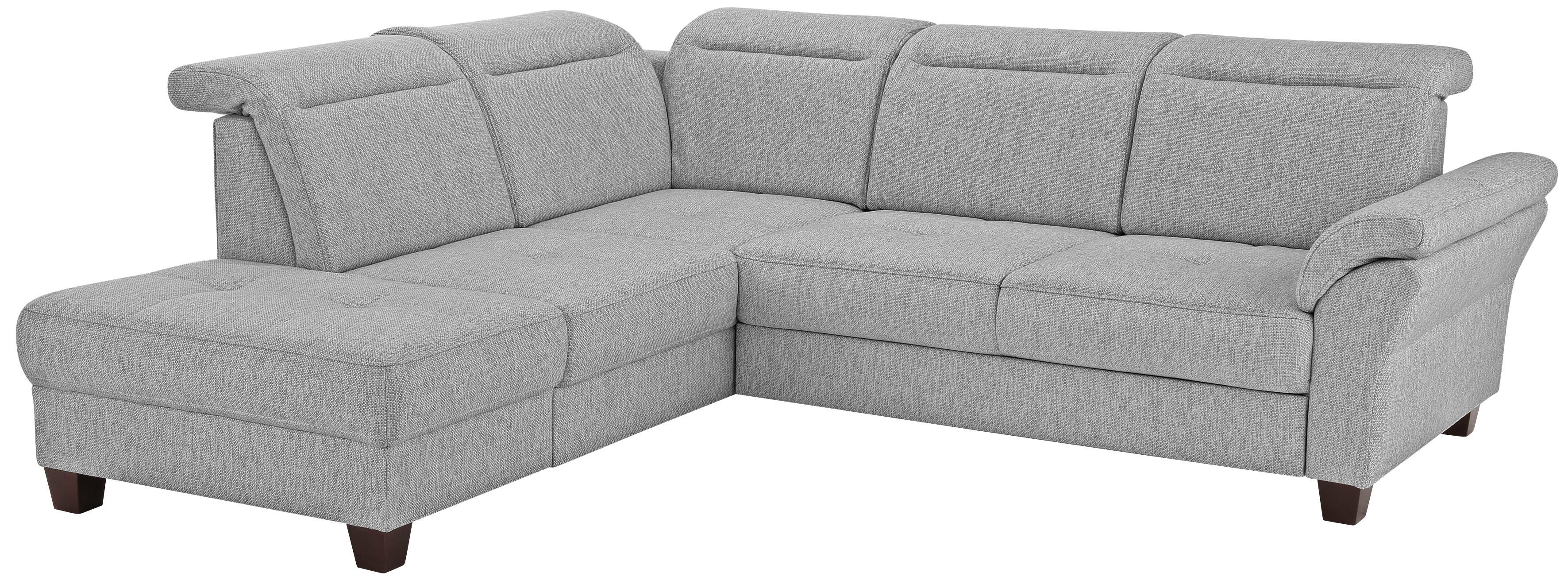 OTTO home Ecksofa "Solvei L-Form" wahlweise auch mit Kopfteilverstellung und Schlaffunktion, Federkern
