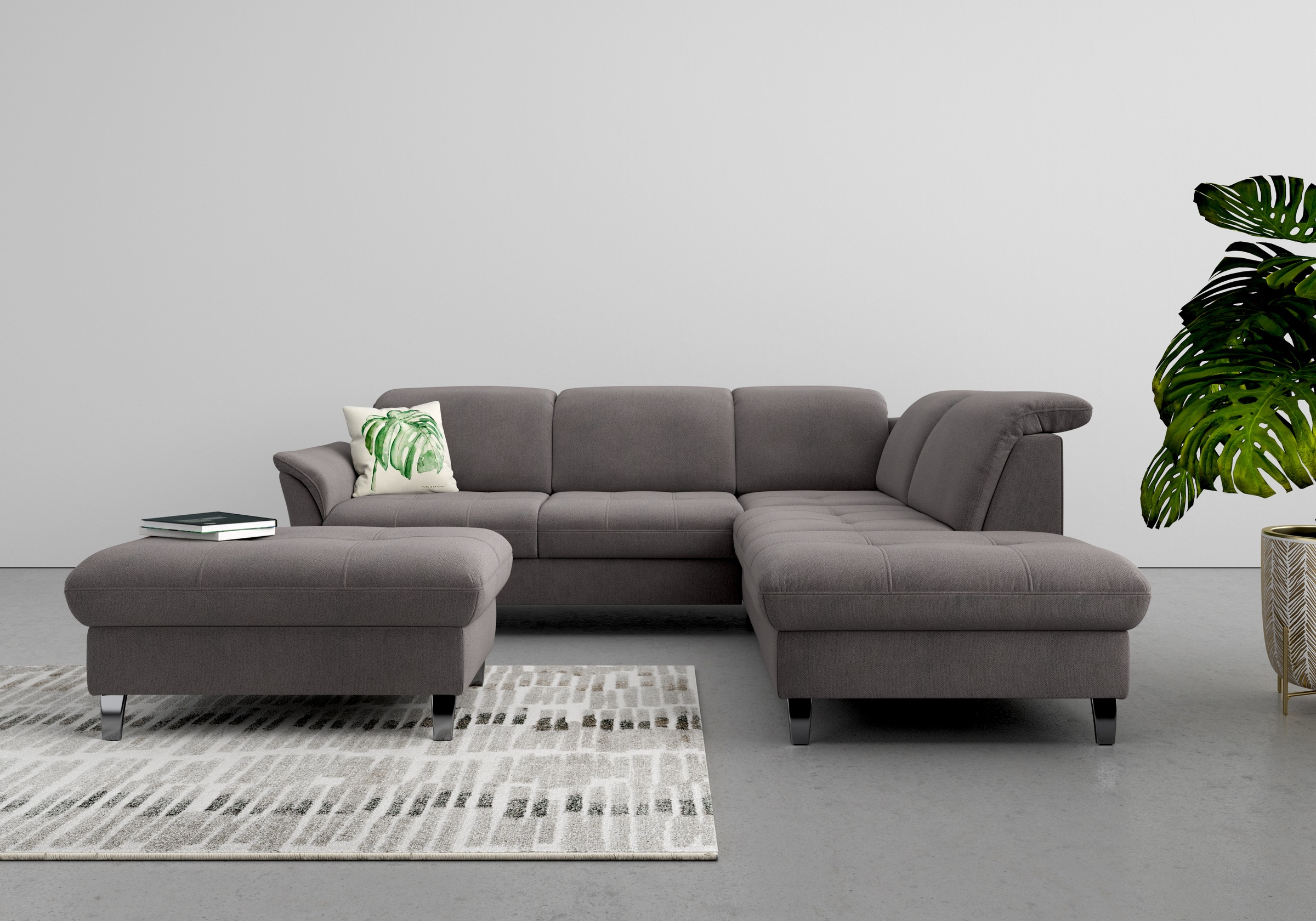 sit&more Ecksofa "Maggiore L-Form", wahlweise mit Kopfteilverstellung, Bett günstig online kaufen