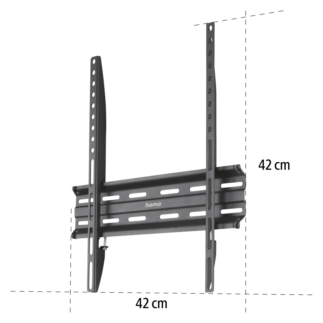 Hama TV-Wandhalterung »Wandhalterung (fix, VESA 400x400, 32"- 65")«, bis 165 cm Zoll