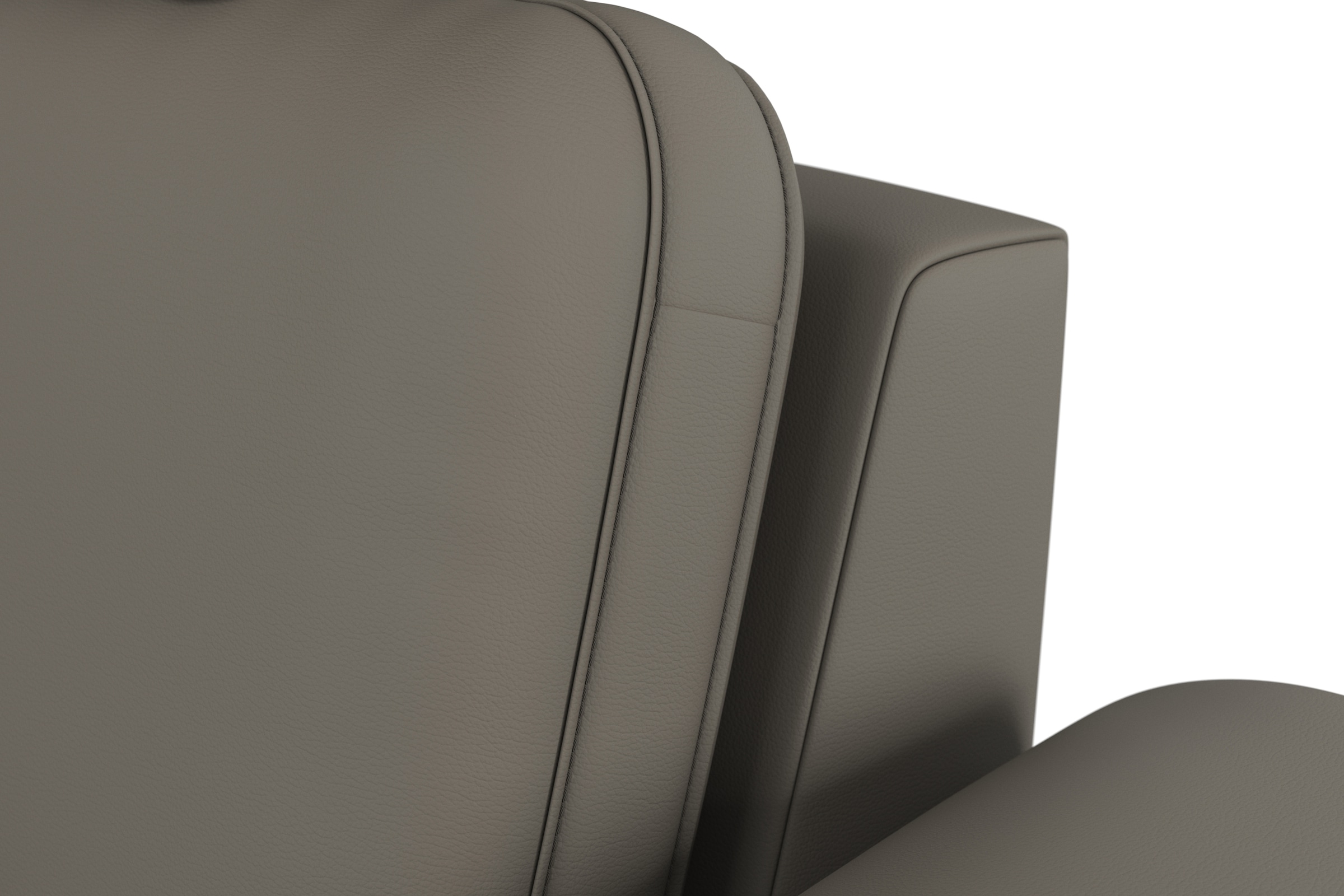 sit&more Ecksofa »Bendigo L-Form«, inklusive Sitztiefenverstellung, Bodenfreiheit 15 cm, 2 Fußfarben