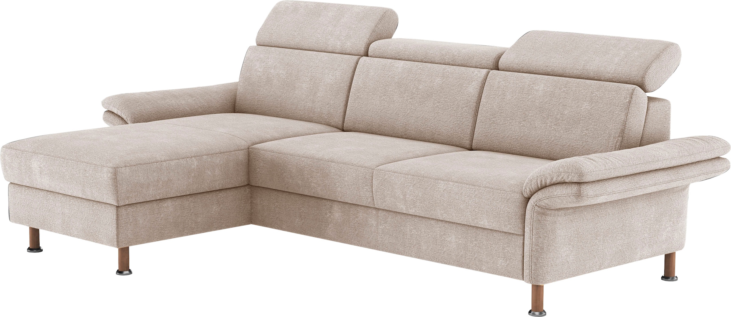 OTTO home Ecksofa "Calypso L-Form" mit motorischen Funktionen im Sofa und Recamiere
