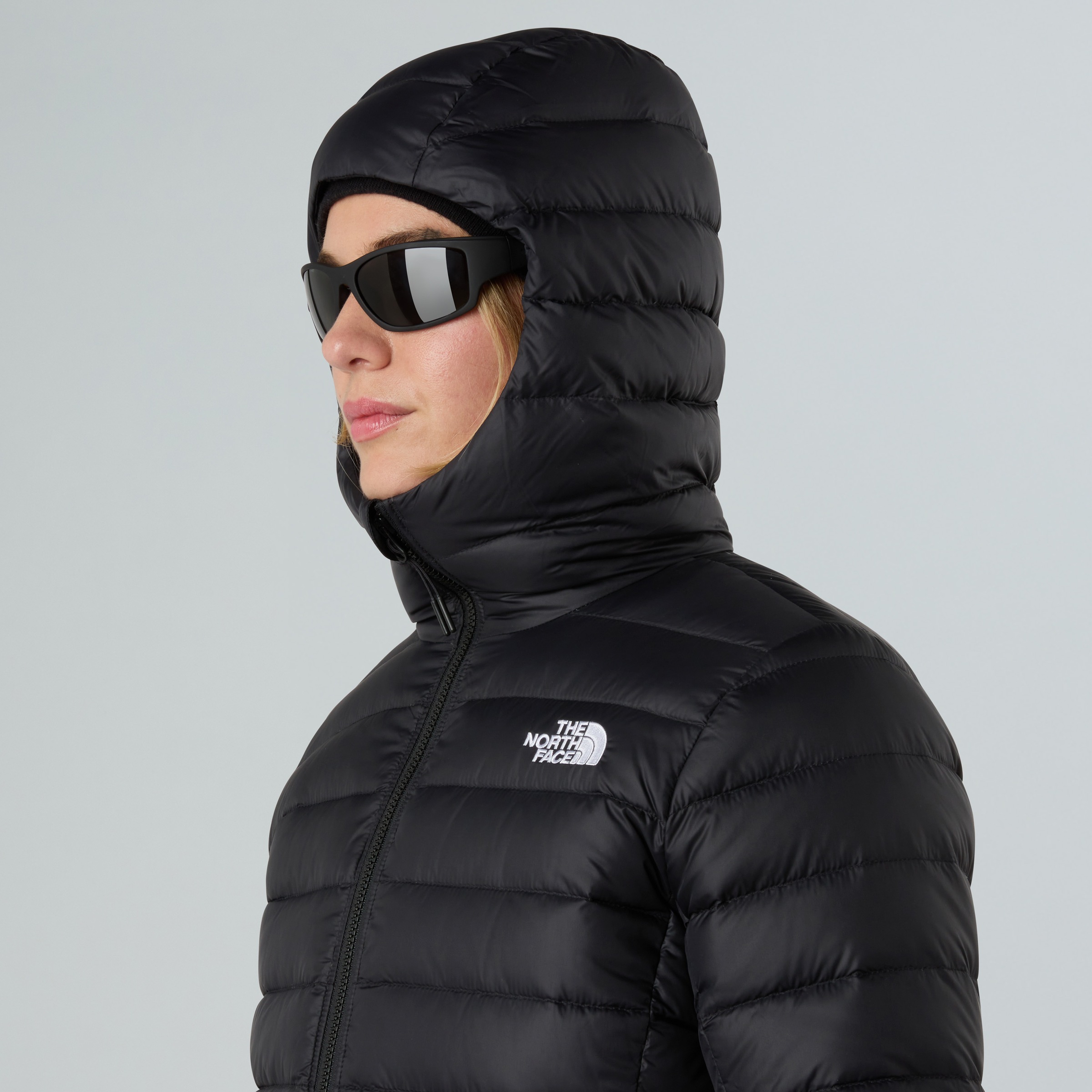 The North Face Daunenjacke »W CLASSIC DOWN HOODED JACKET«, (1 St.), Daunenfüllung, sehr warm, wetterfest