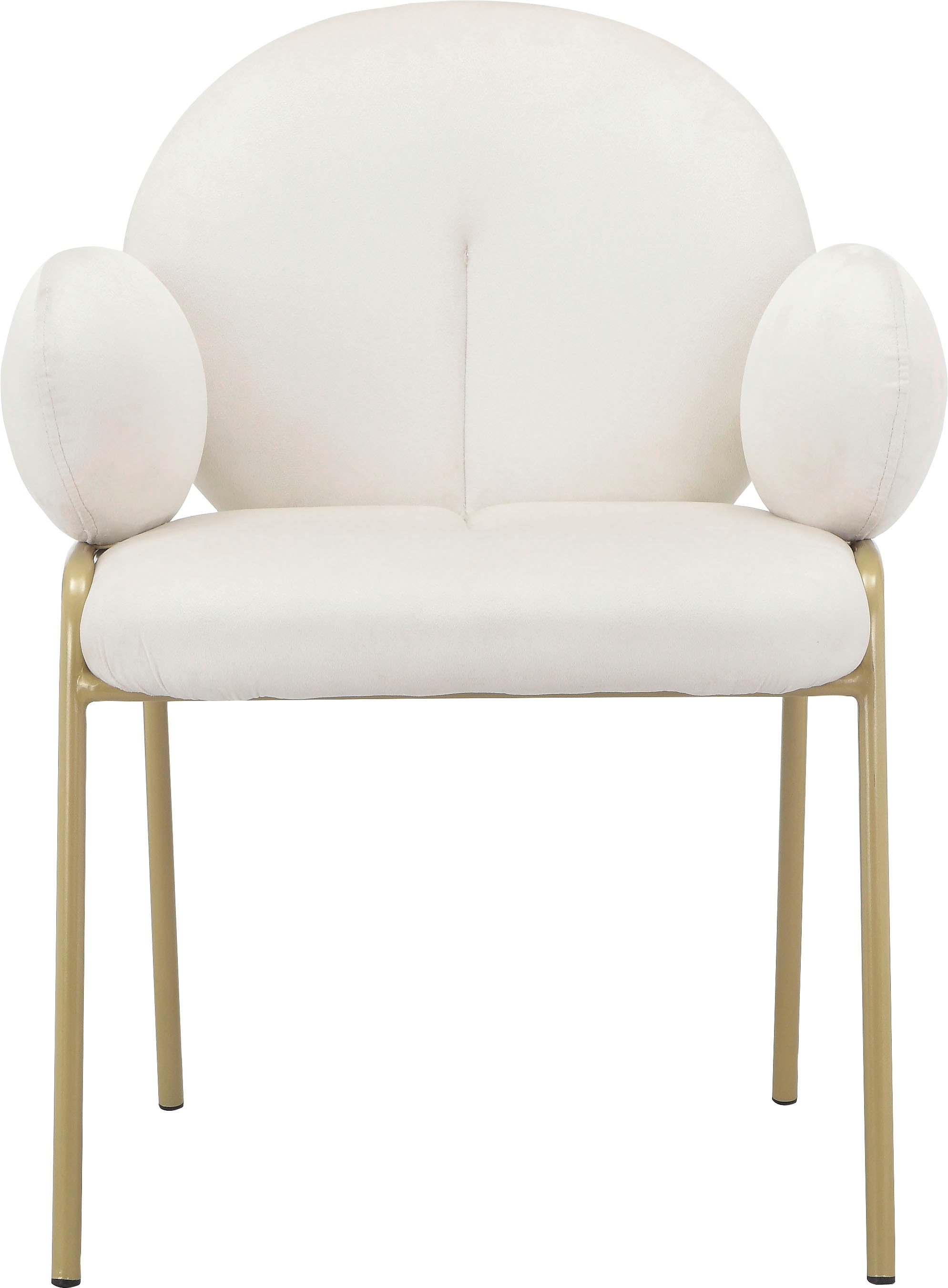 Leonique Esszimmerstuhl "Albie" () 2 Stk.Sitz und Rücken gepolstert, Gestel günstig online kaufen