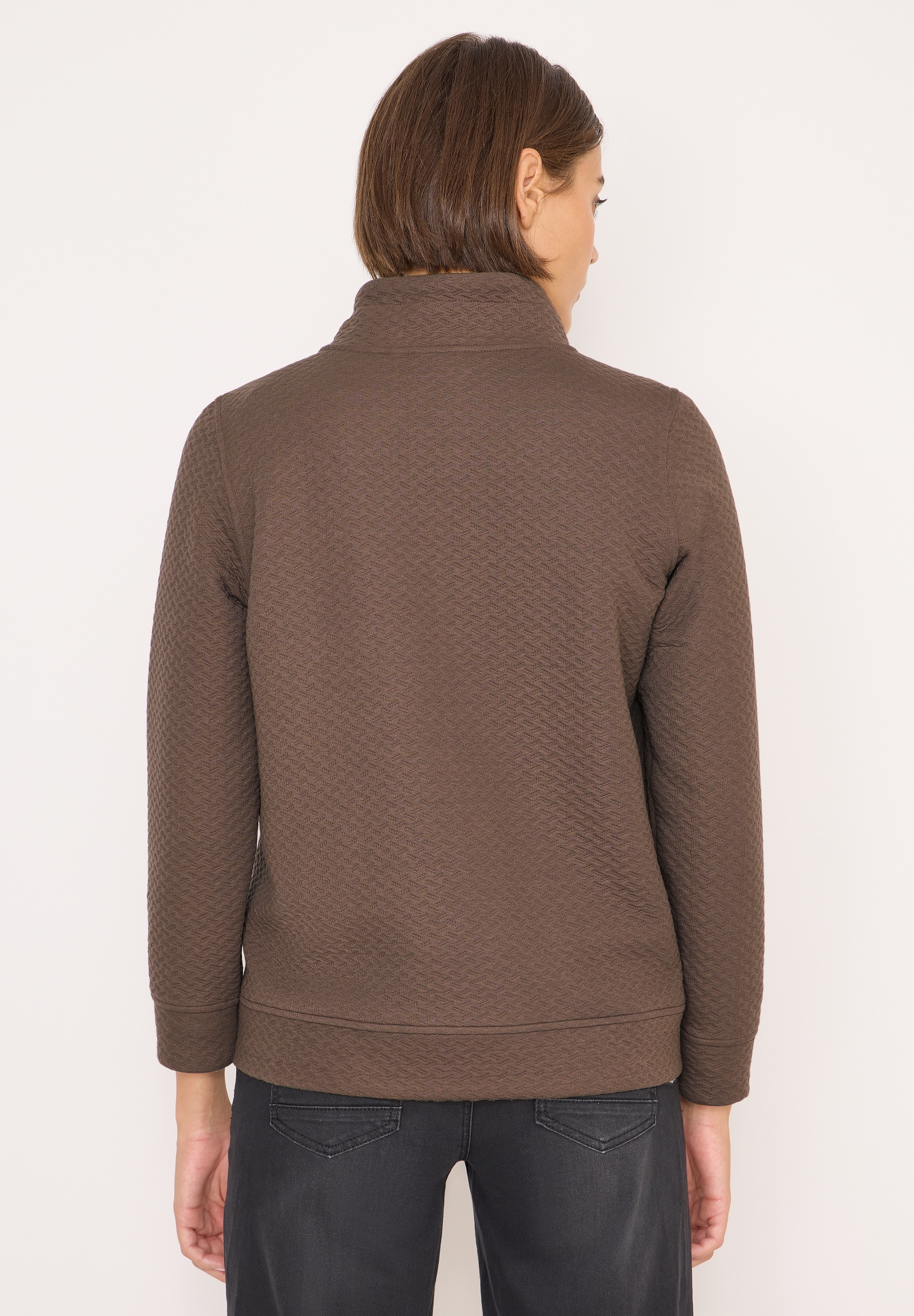 Cecil Sweatjacke, mit Stehkragen